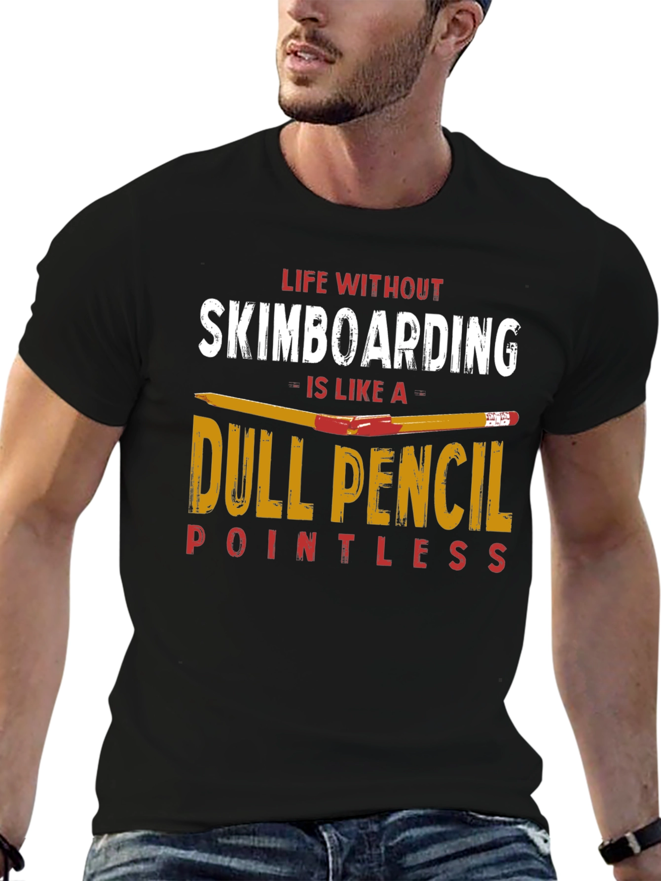 Skimboarding T-Shirt: Life Without Skimboarding