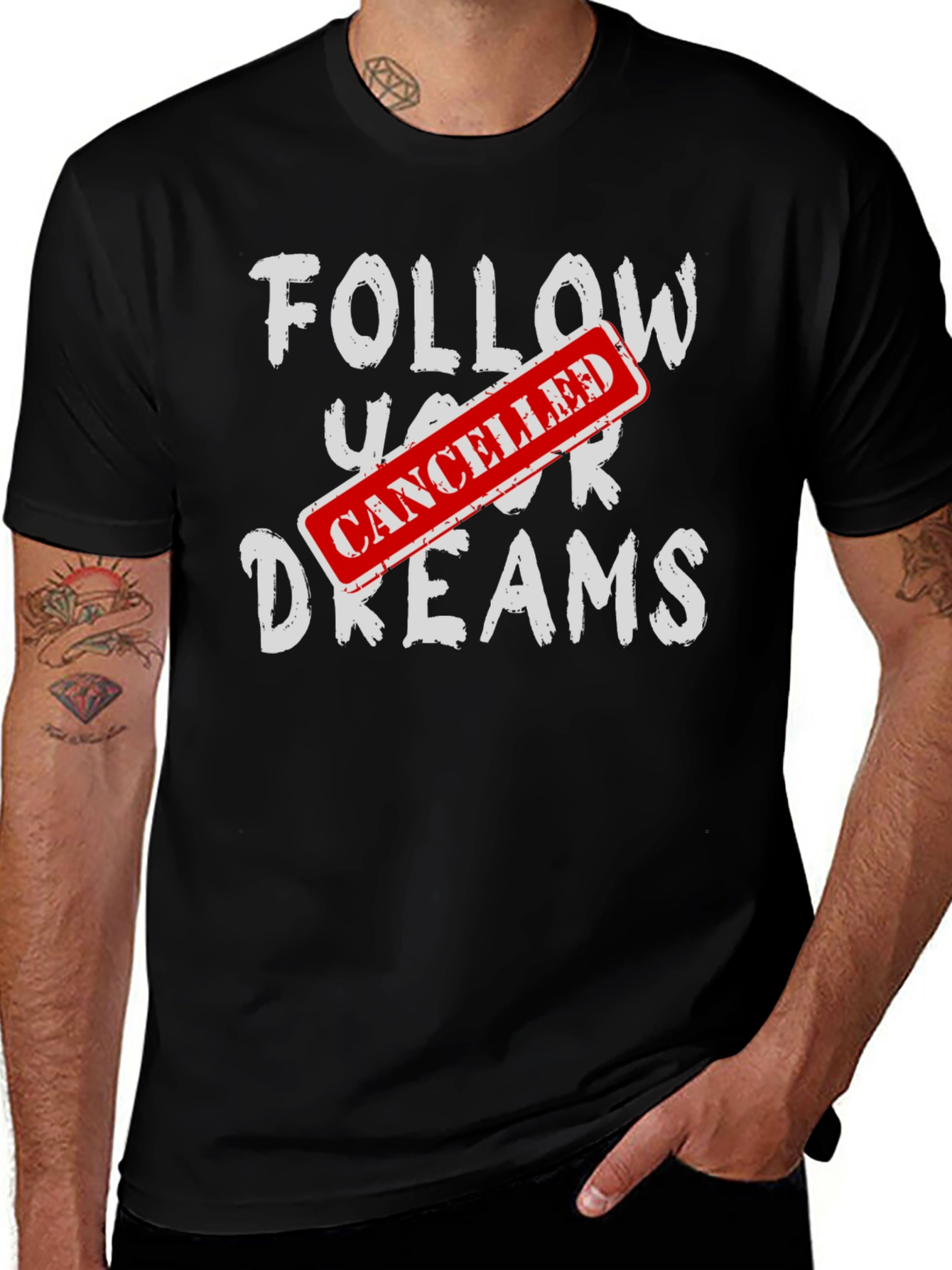 Cancelled Dreams T-Shirt - Funny Graphic Tee