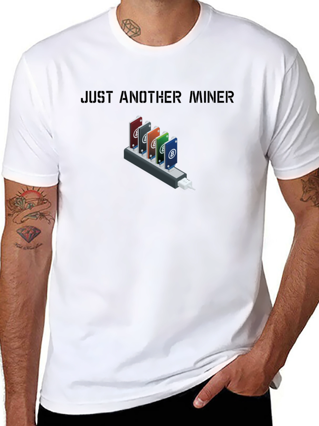 Just Another Miner T-Shirt - Crypto Mining Tee