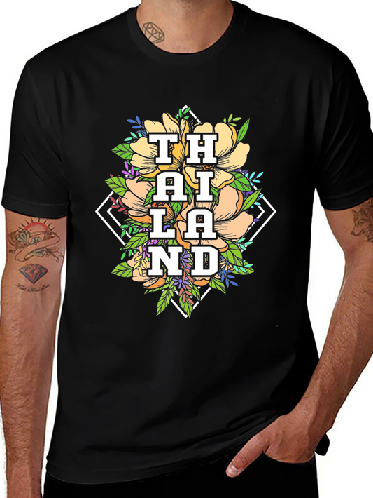 Thailand Floral T-Shirt - Mens Graphic Tee