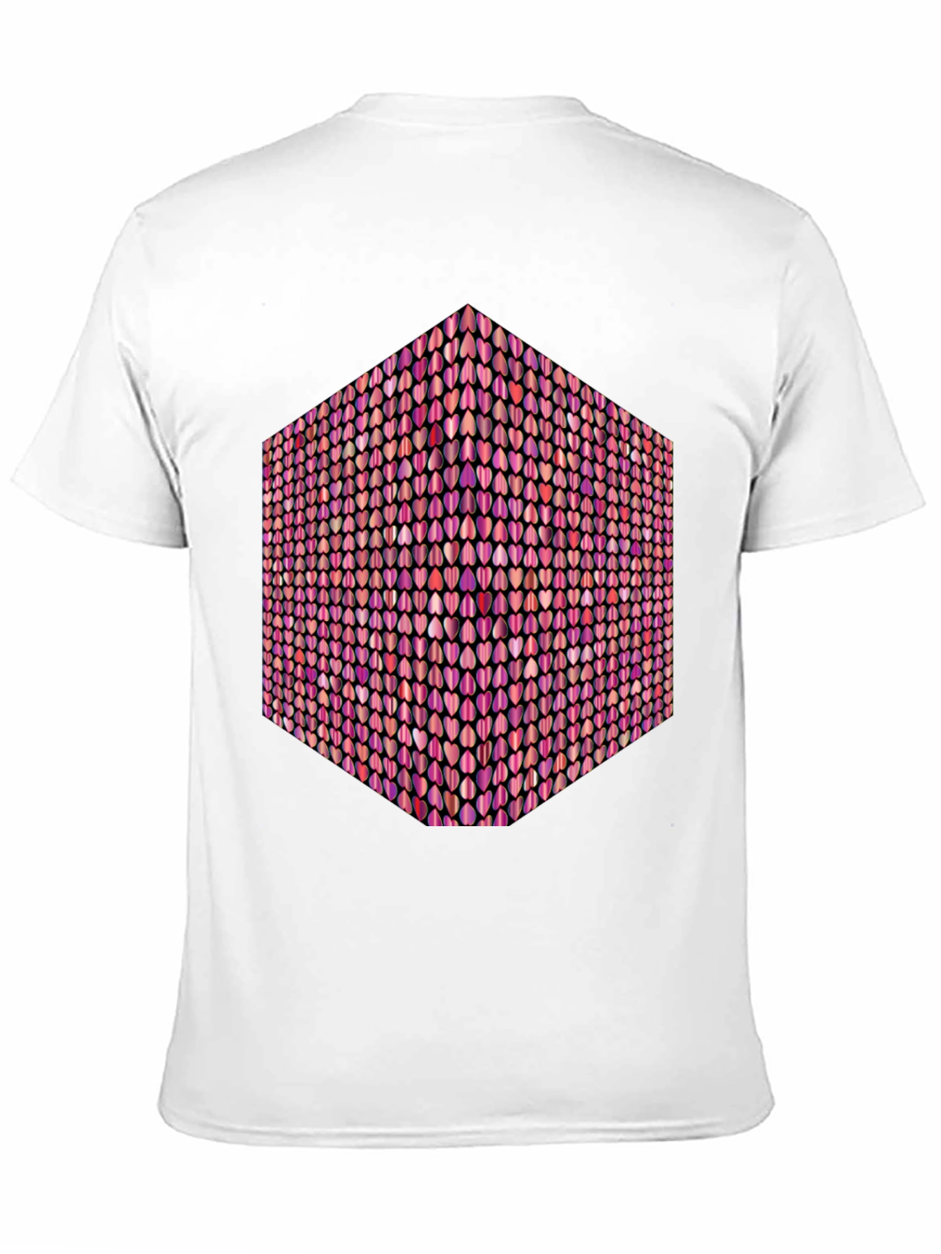 Heart Cube Graphic Tee - Black