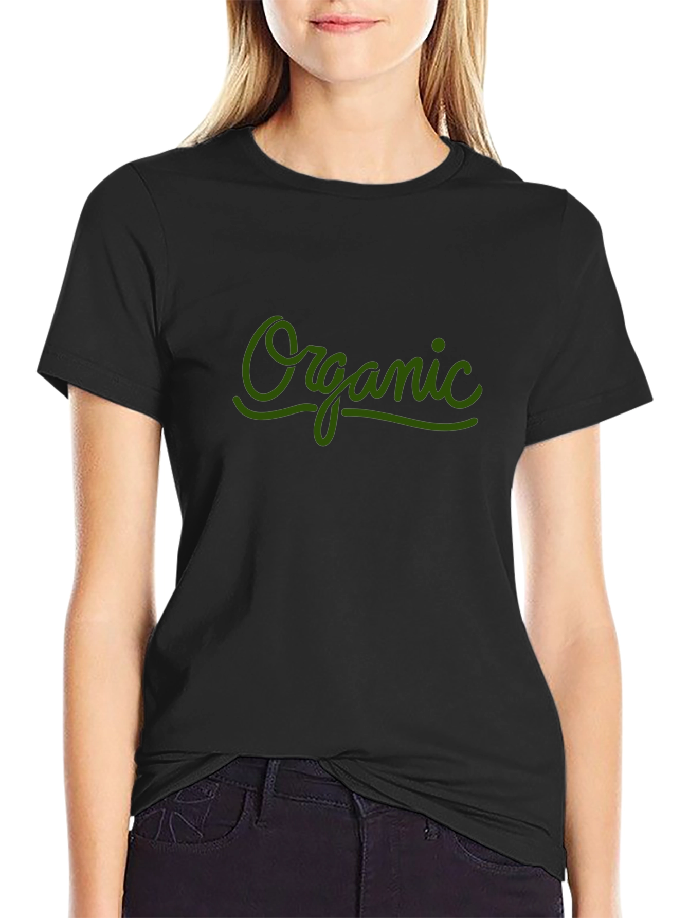 Organic Cotton Black T-Shirt