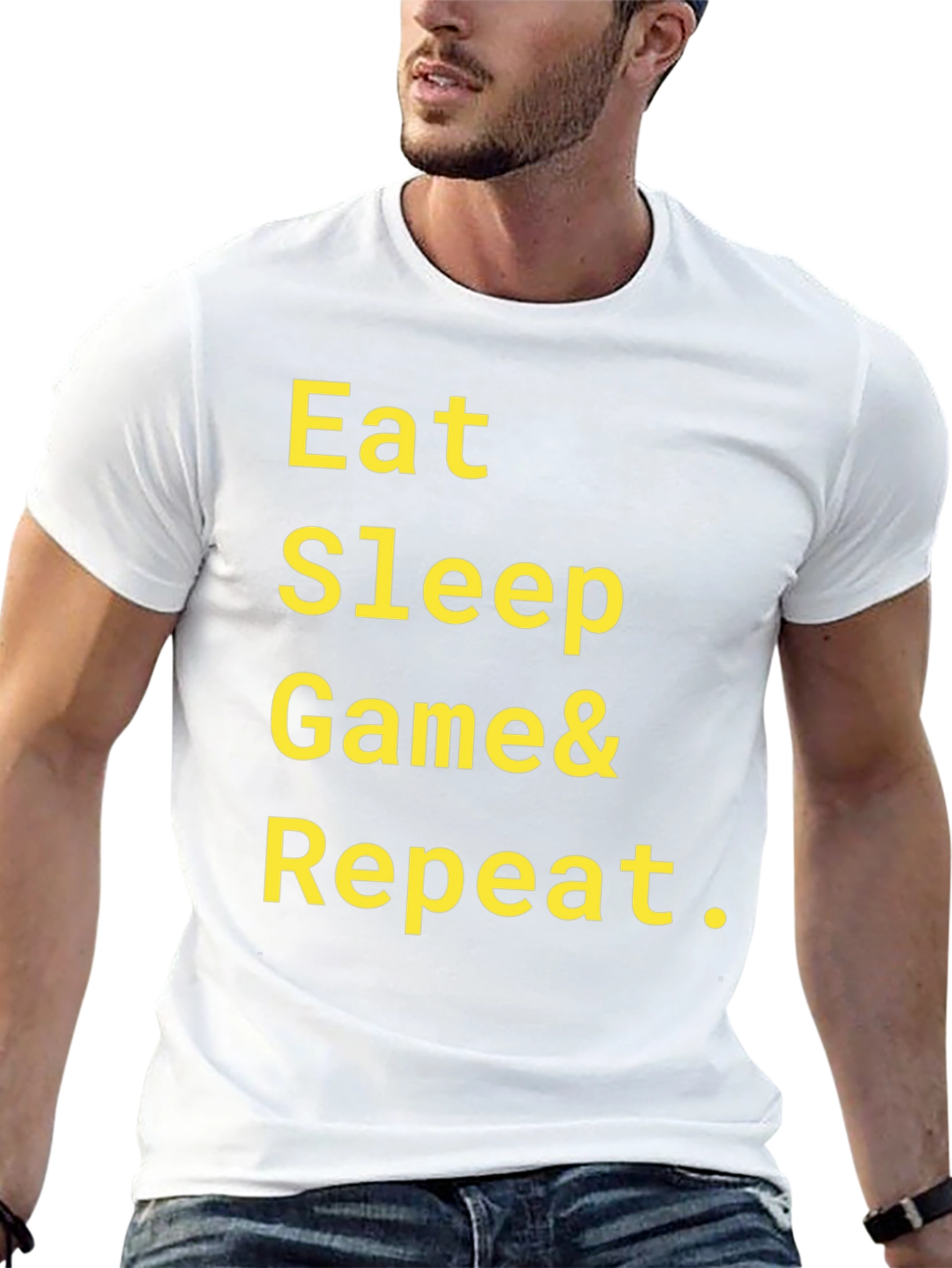 Eat Sleep Game Repeat T-Shirt