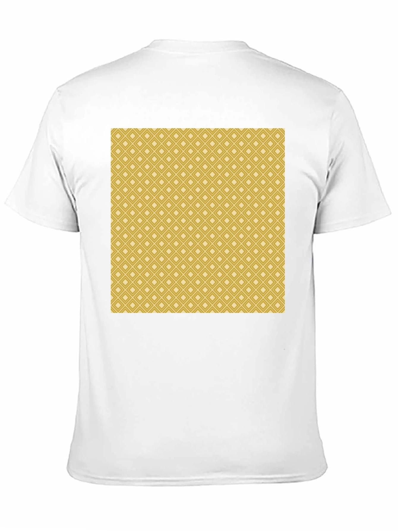 Stylish Patterned Mens Black T-Shirt