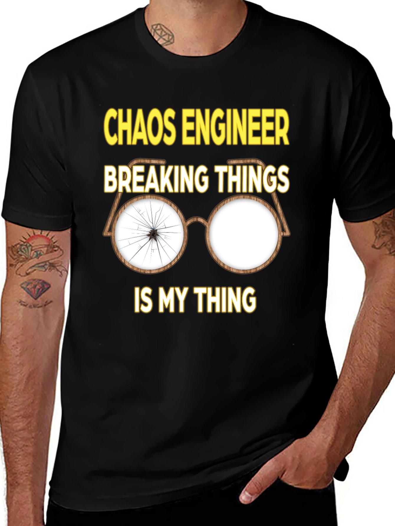 Chaos Engineer Breaking Things T-Shirt