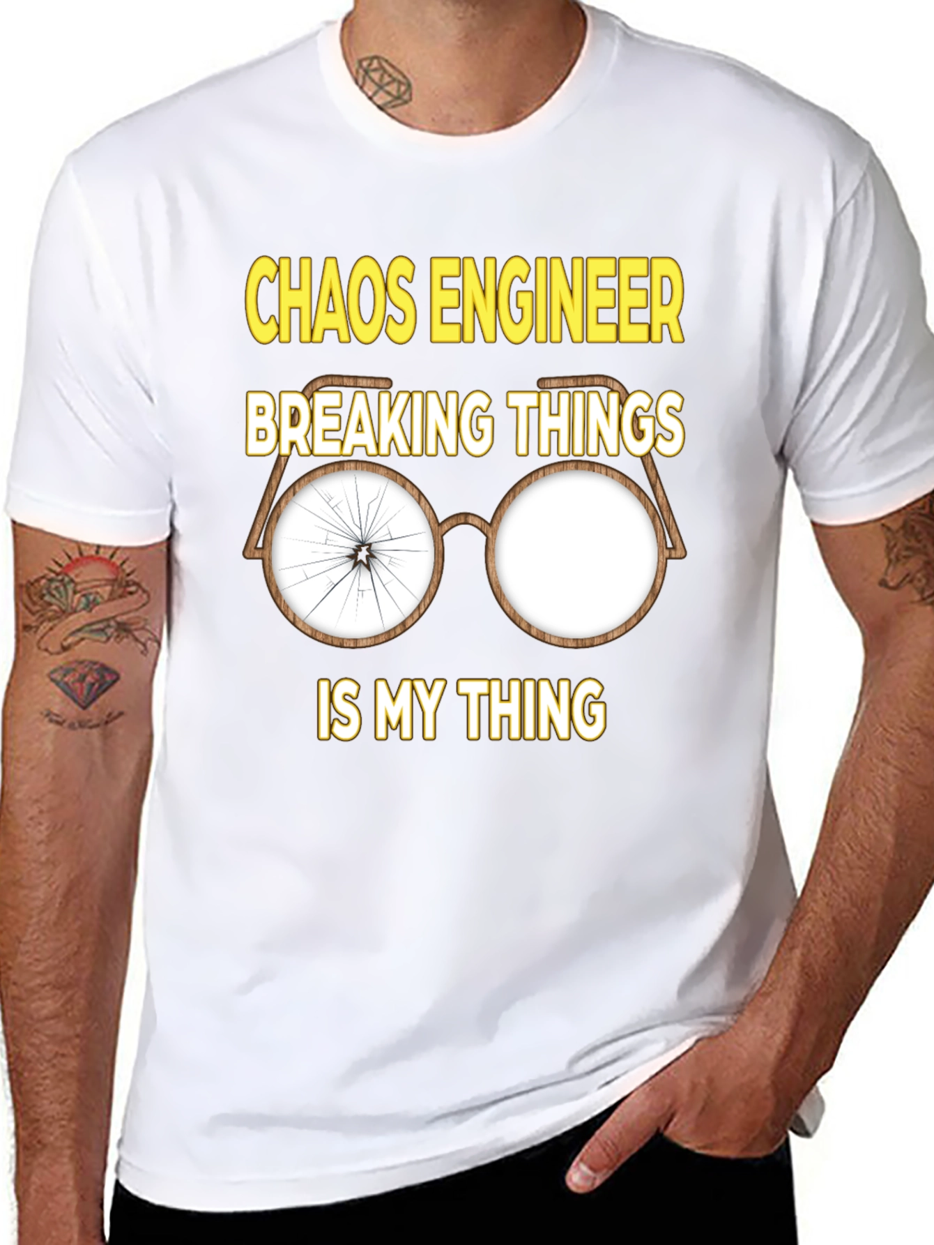 Chaos Engineer Breaking Things T-Shirt