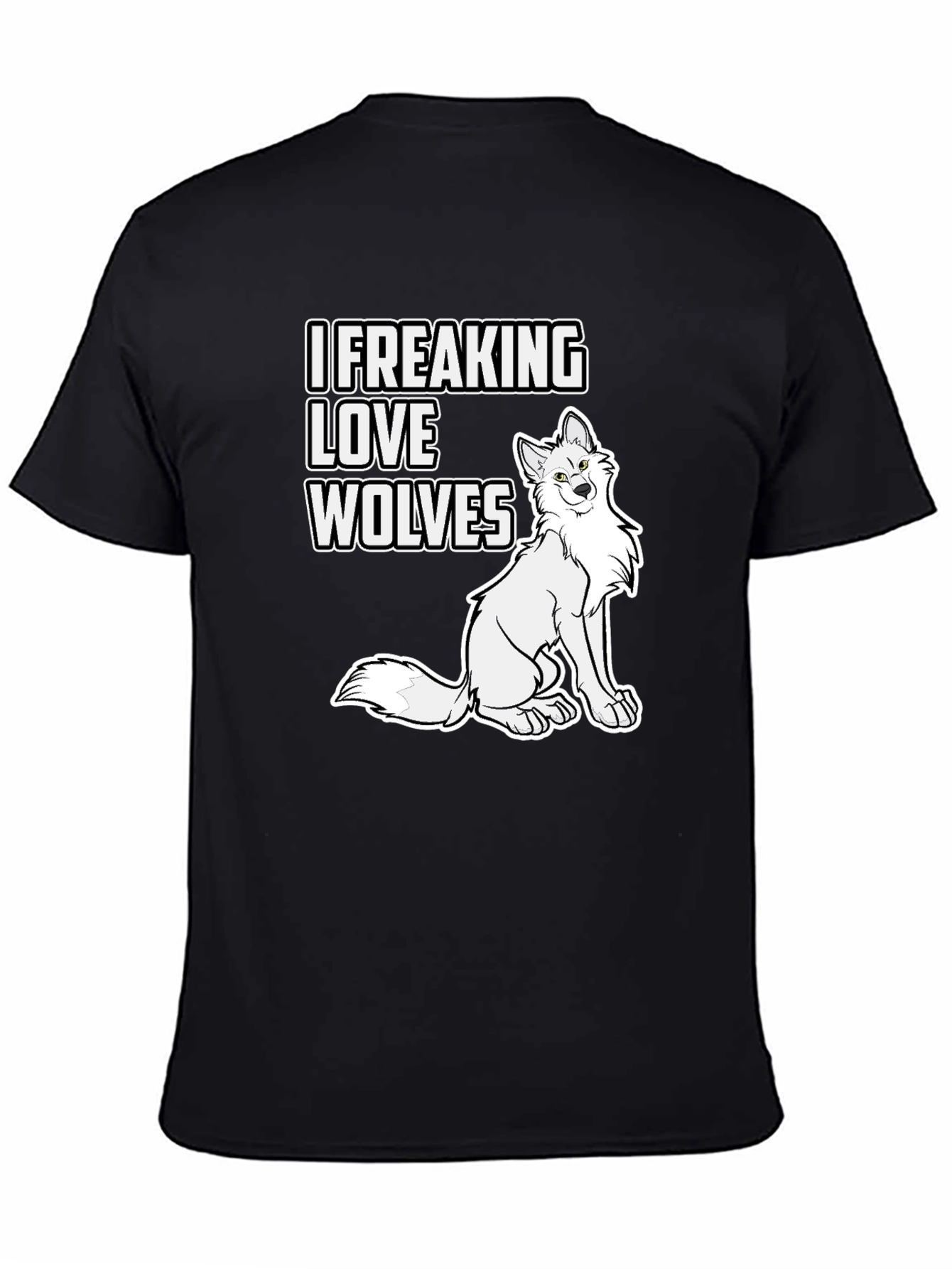 I Freaking Love Wolves Graphic T-Shirt