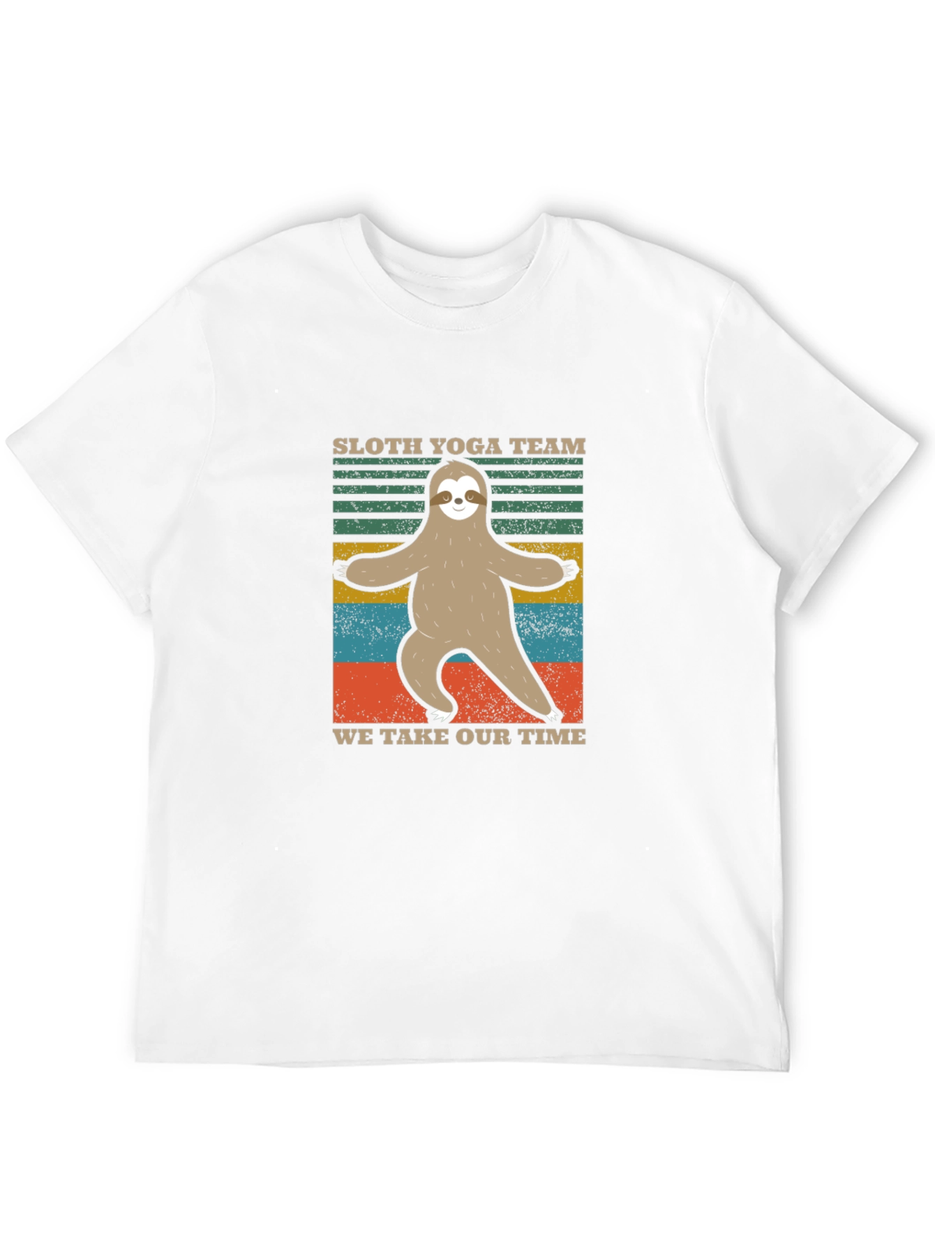 Sloth Yoga Team Tee - Relaxed Fit T-Shirt