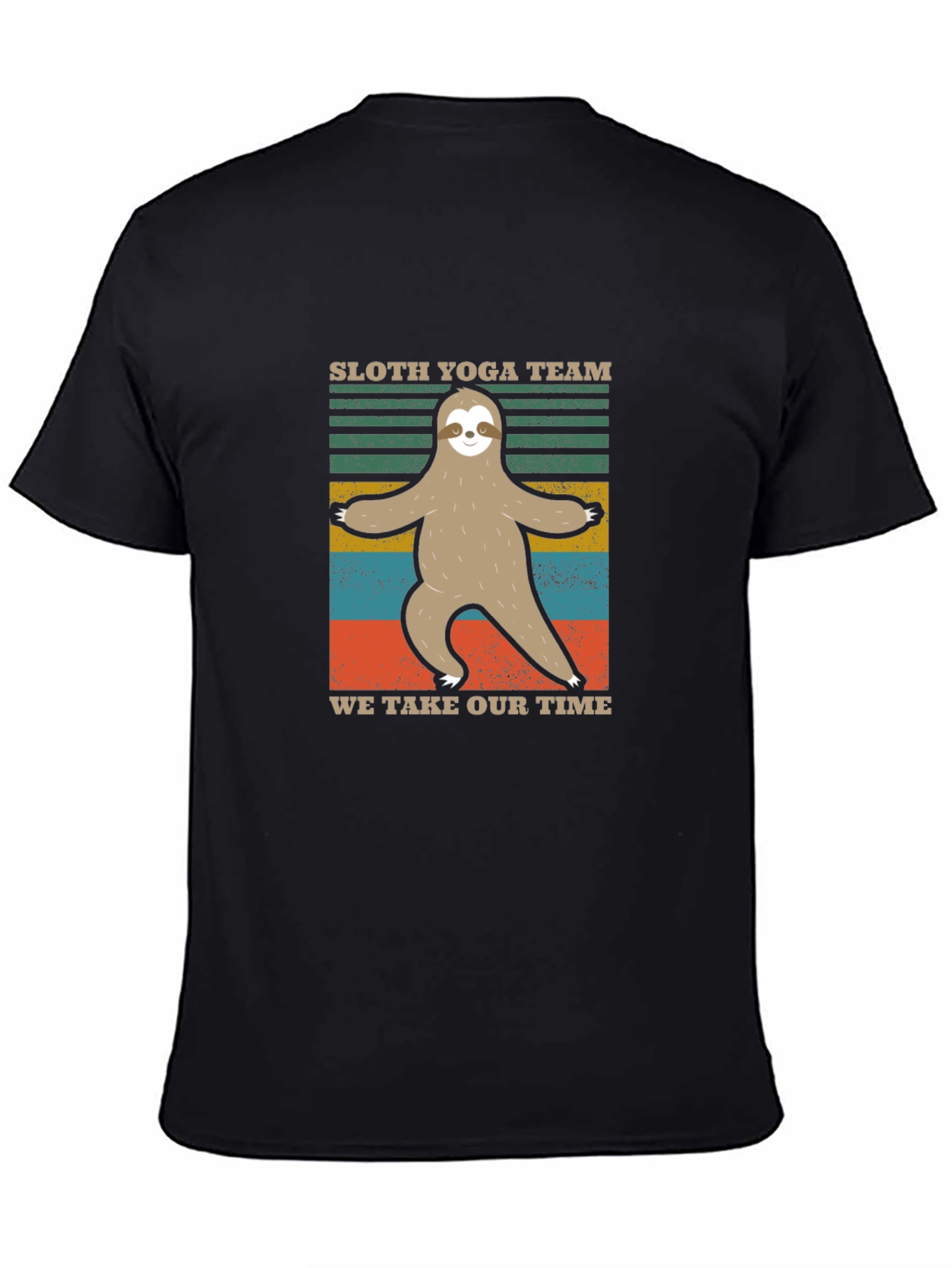 Sloth Yoga Team Tee - Relaxed Fit T-Shirt