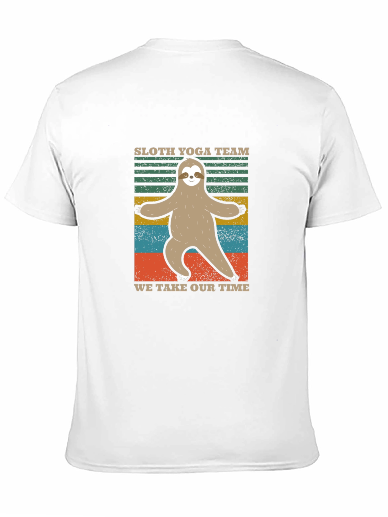 Sloth Yoga Team Tee - Relaxed Fit T-Shirt