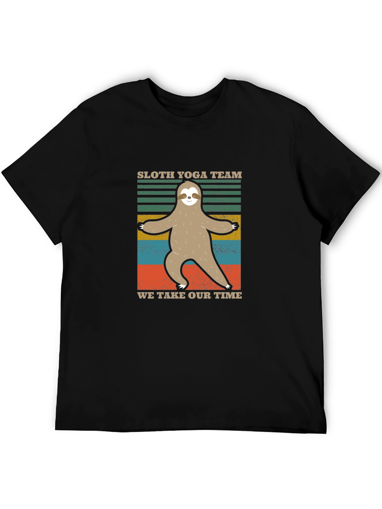 Sloth Yoga Team Tee - Relaxed Fit T-Shirt
