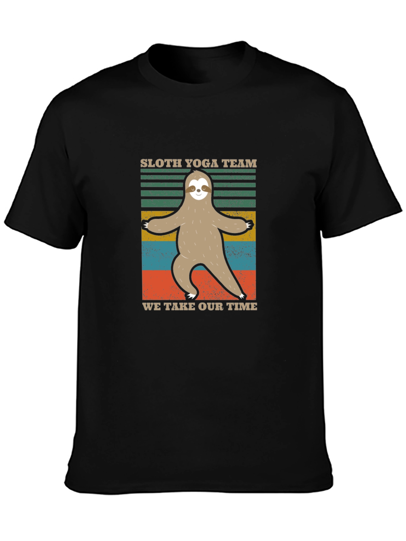Sloth Yoga Team Tee - Relaxed Fit T-Shirt