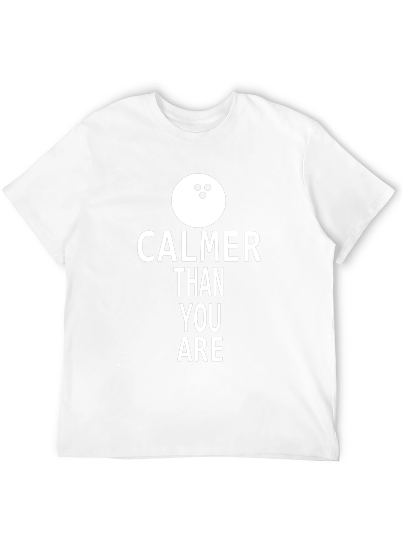 Calmer Than You Are Bowling Graphic Tee