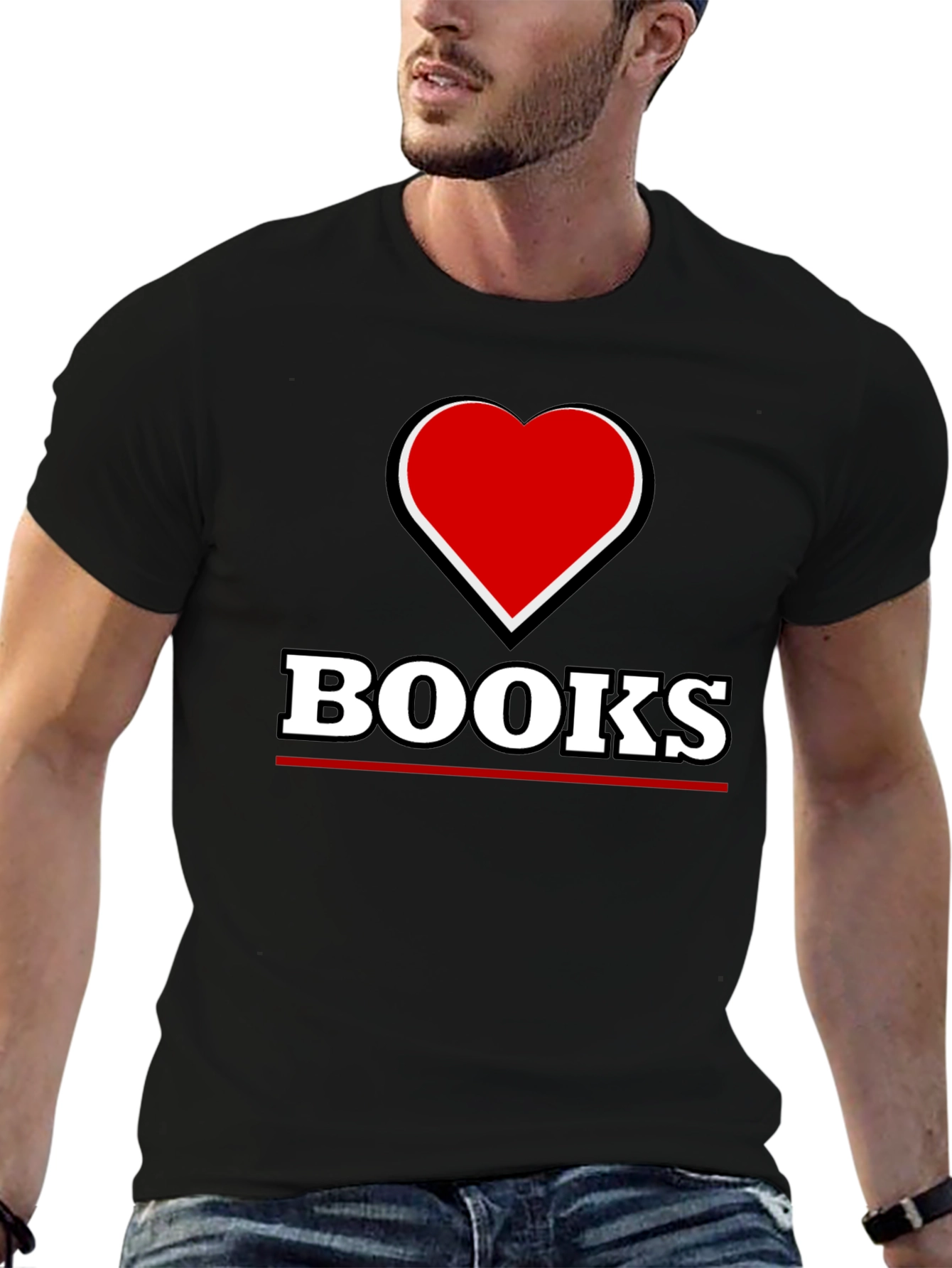 I Heart Books T-Shirt - Read in Style!