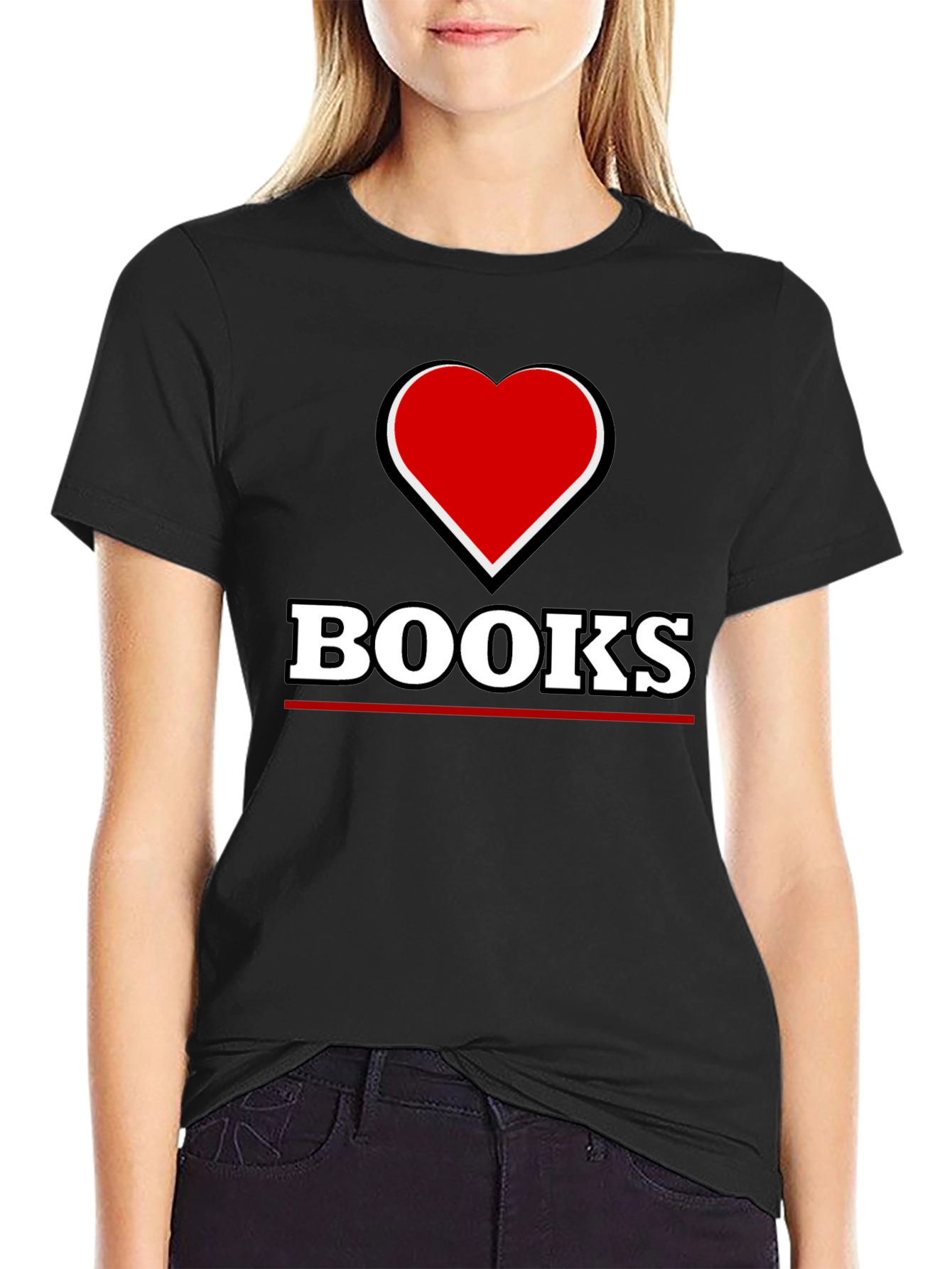 I Heart Books T-Shirt - Read in Style!