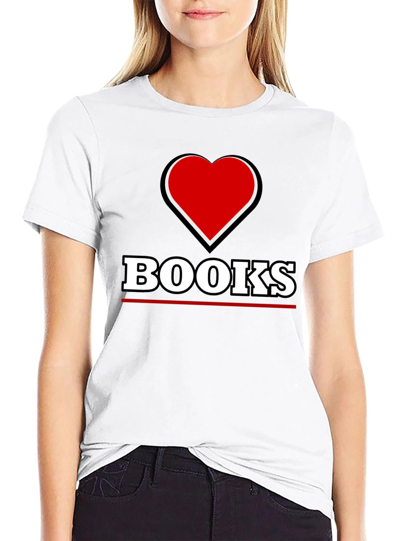 I Heart Books T-Shirt - Read in Style!