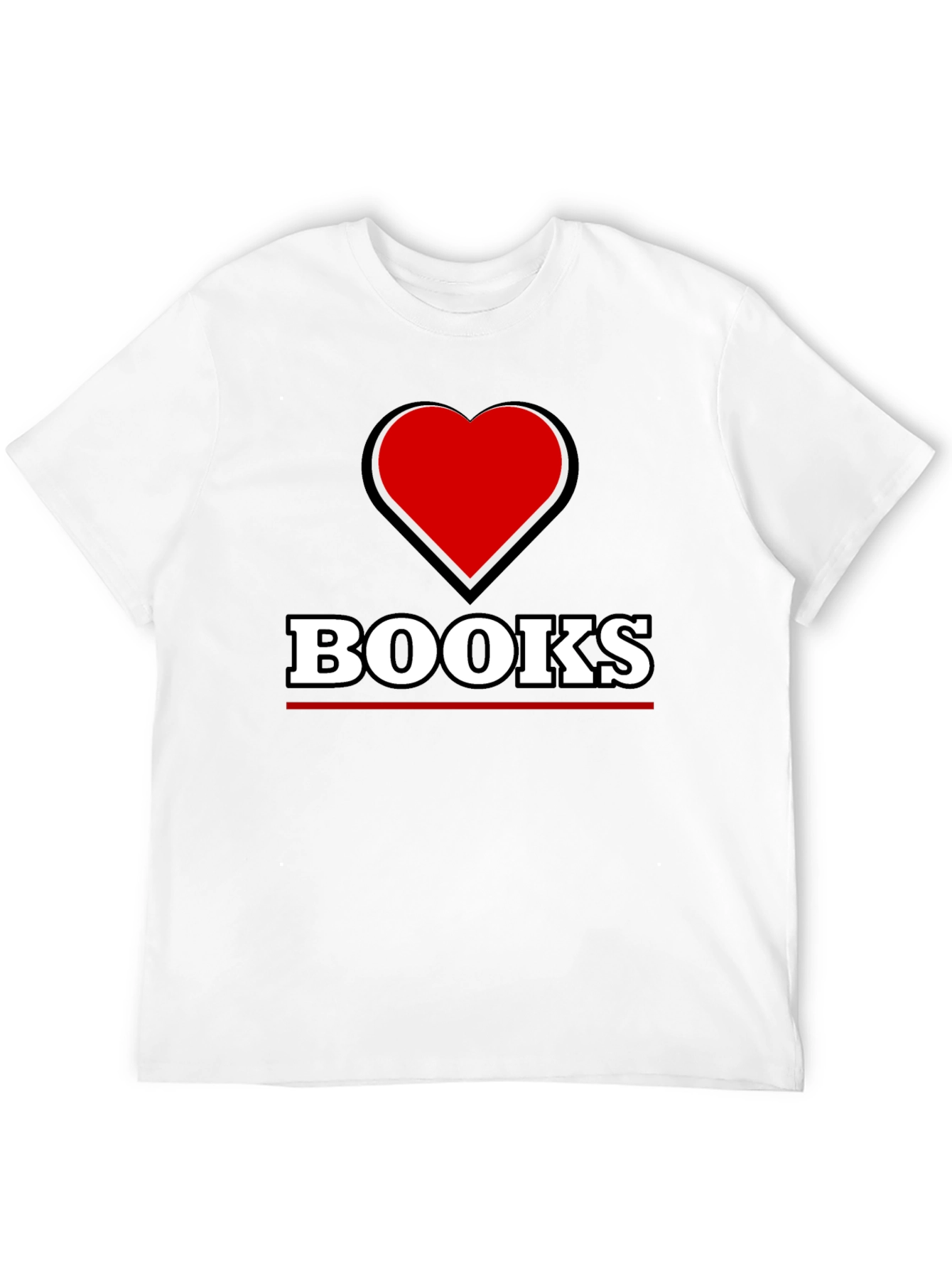 I Heart Books T-Shirt - Read in Style!