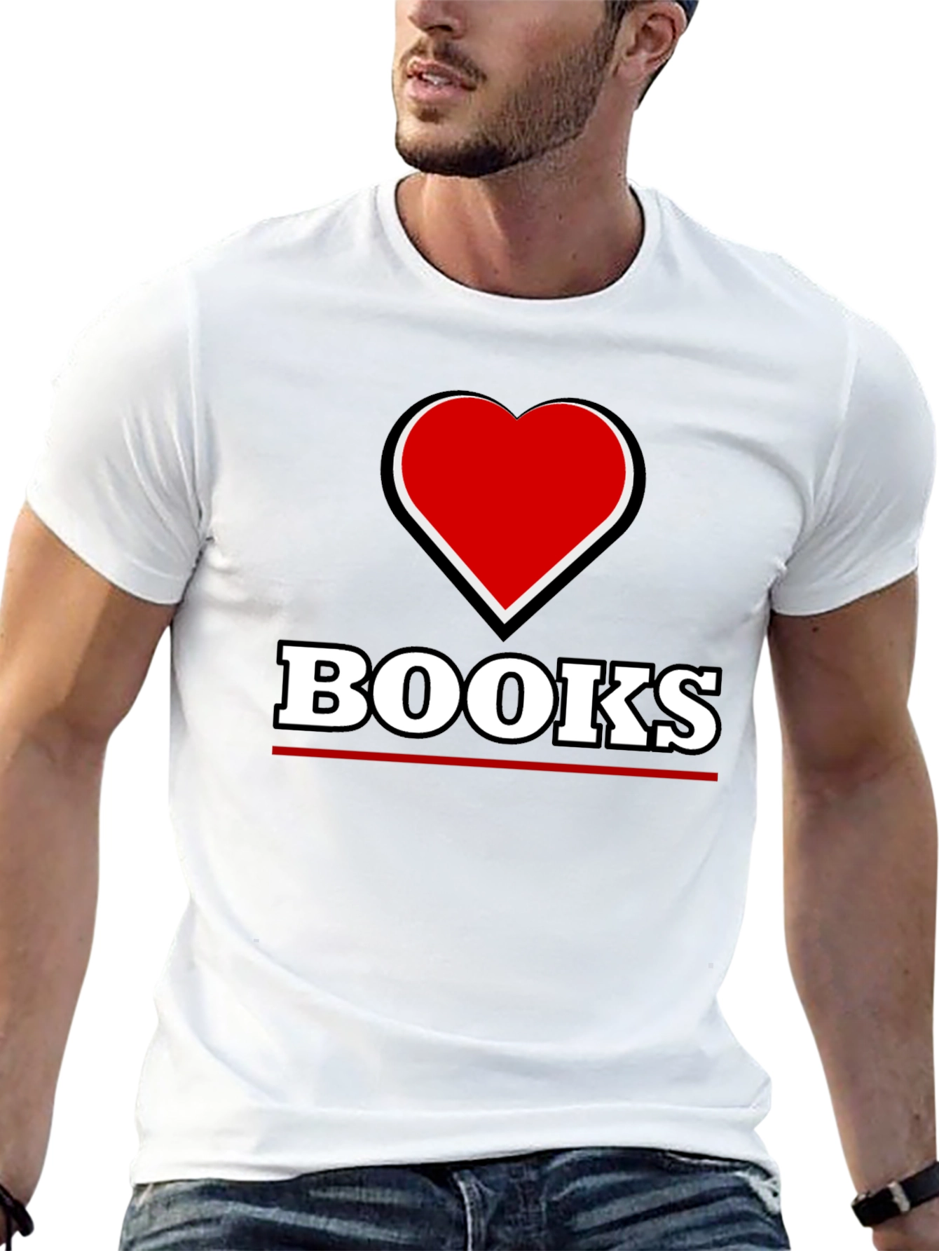 I Heart Books T-Shirt - Read in Style!