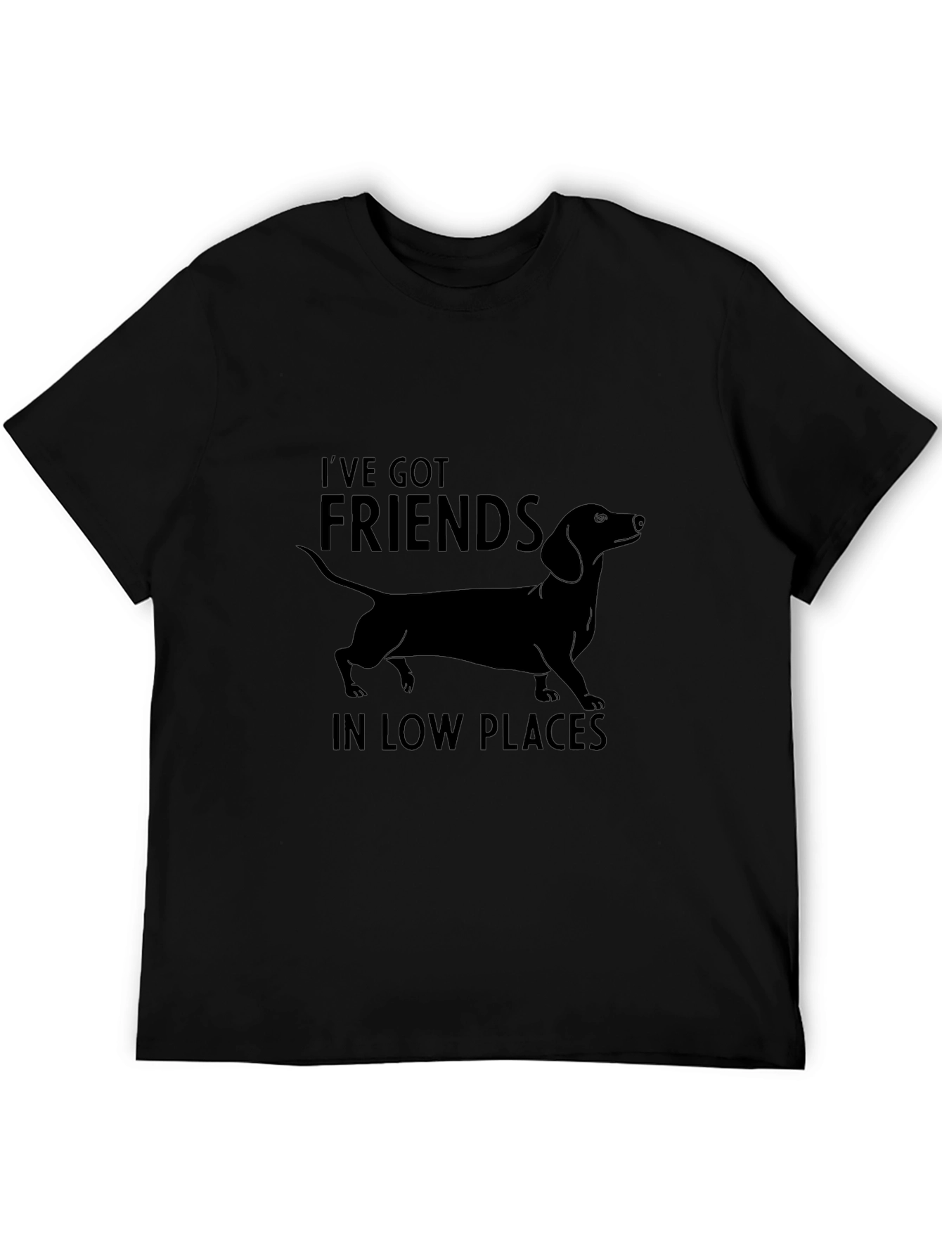 Dachshund Tee: Ive Got Friends in Low Places
