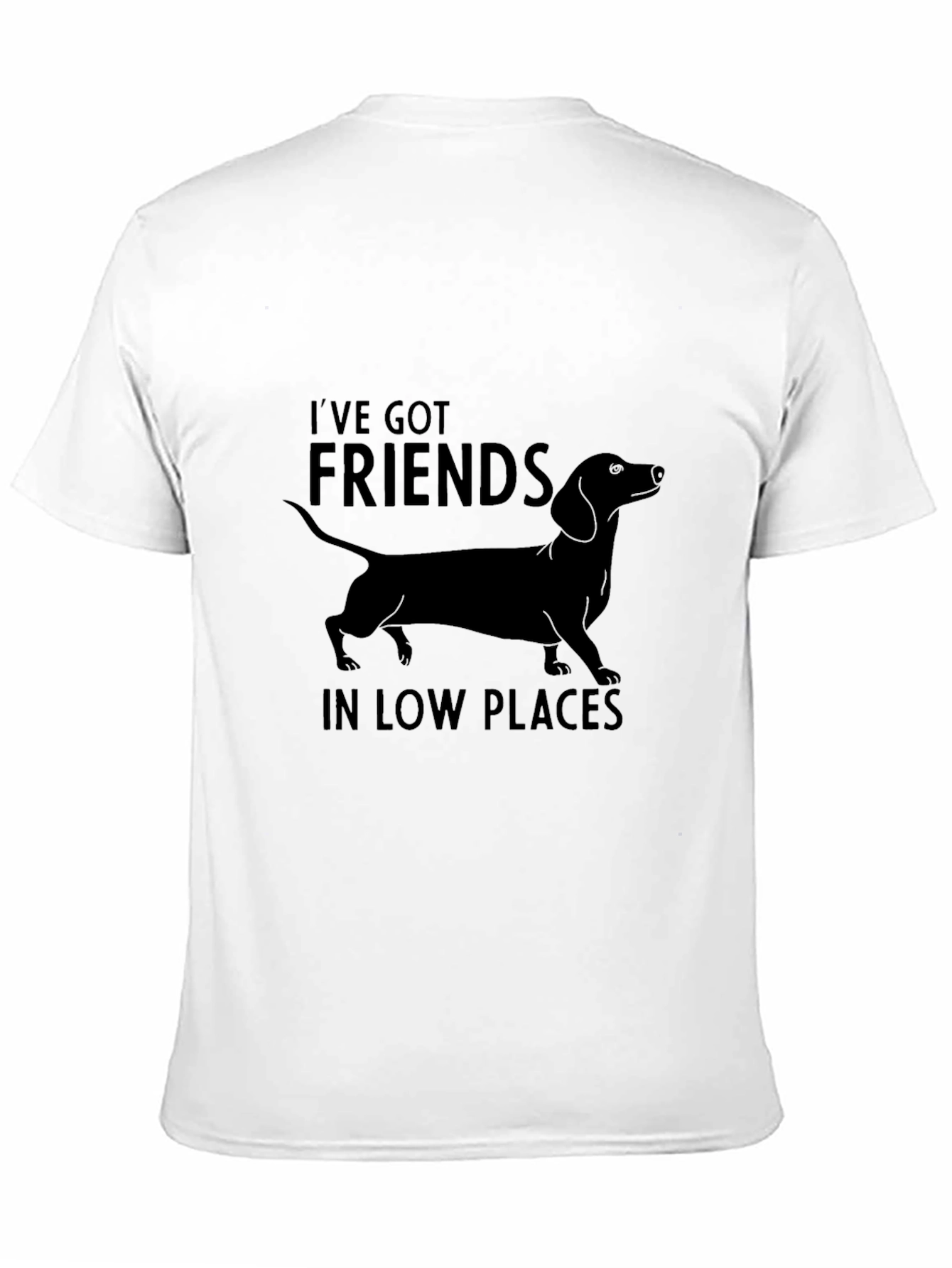 Dachshund Tee: Ive Got Friends in Low Places