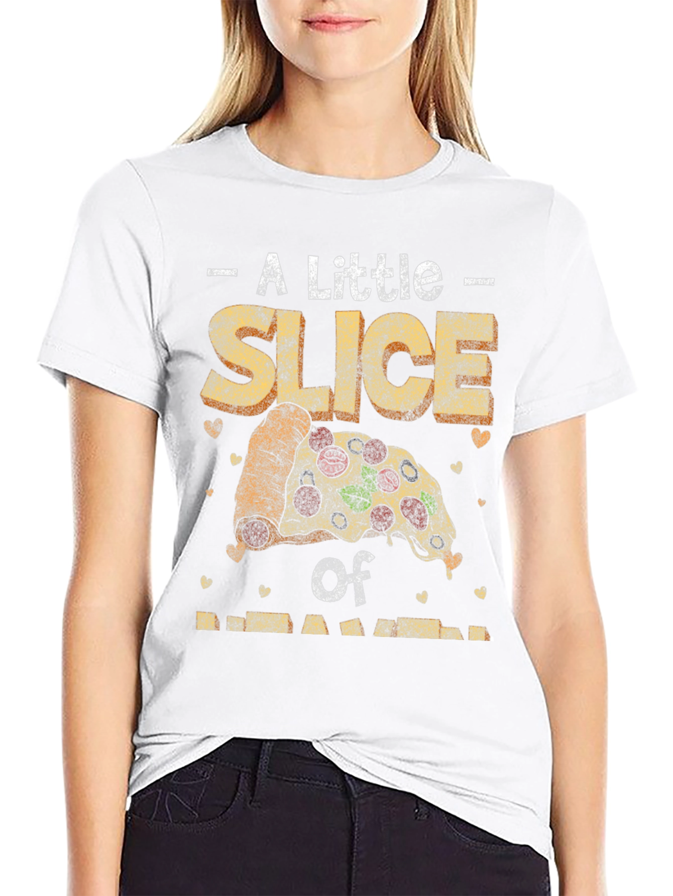 Pizza Slice Graphic Tee - Foodie T-Shirt