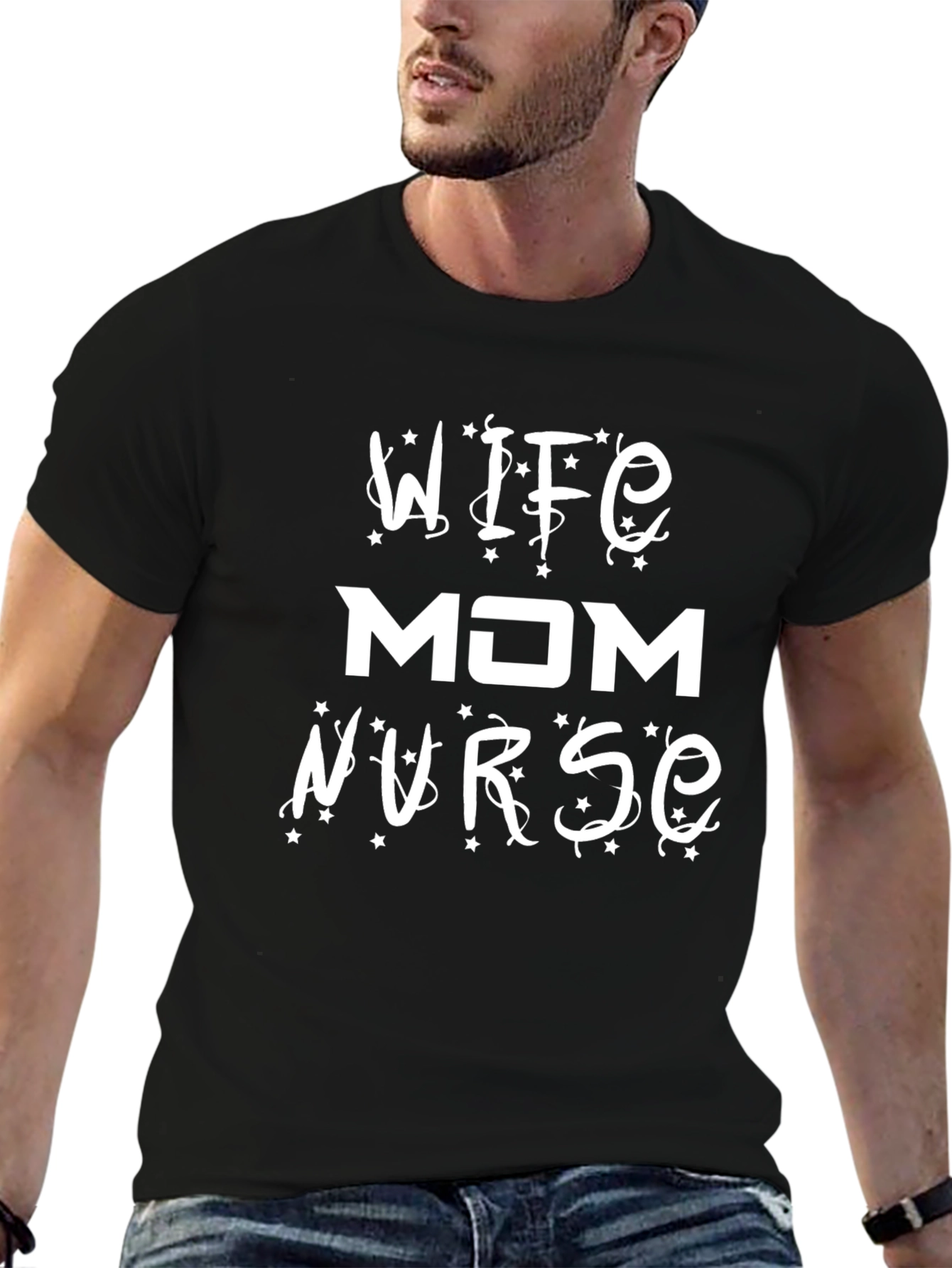Wife Mom Nurse Graphic Tee