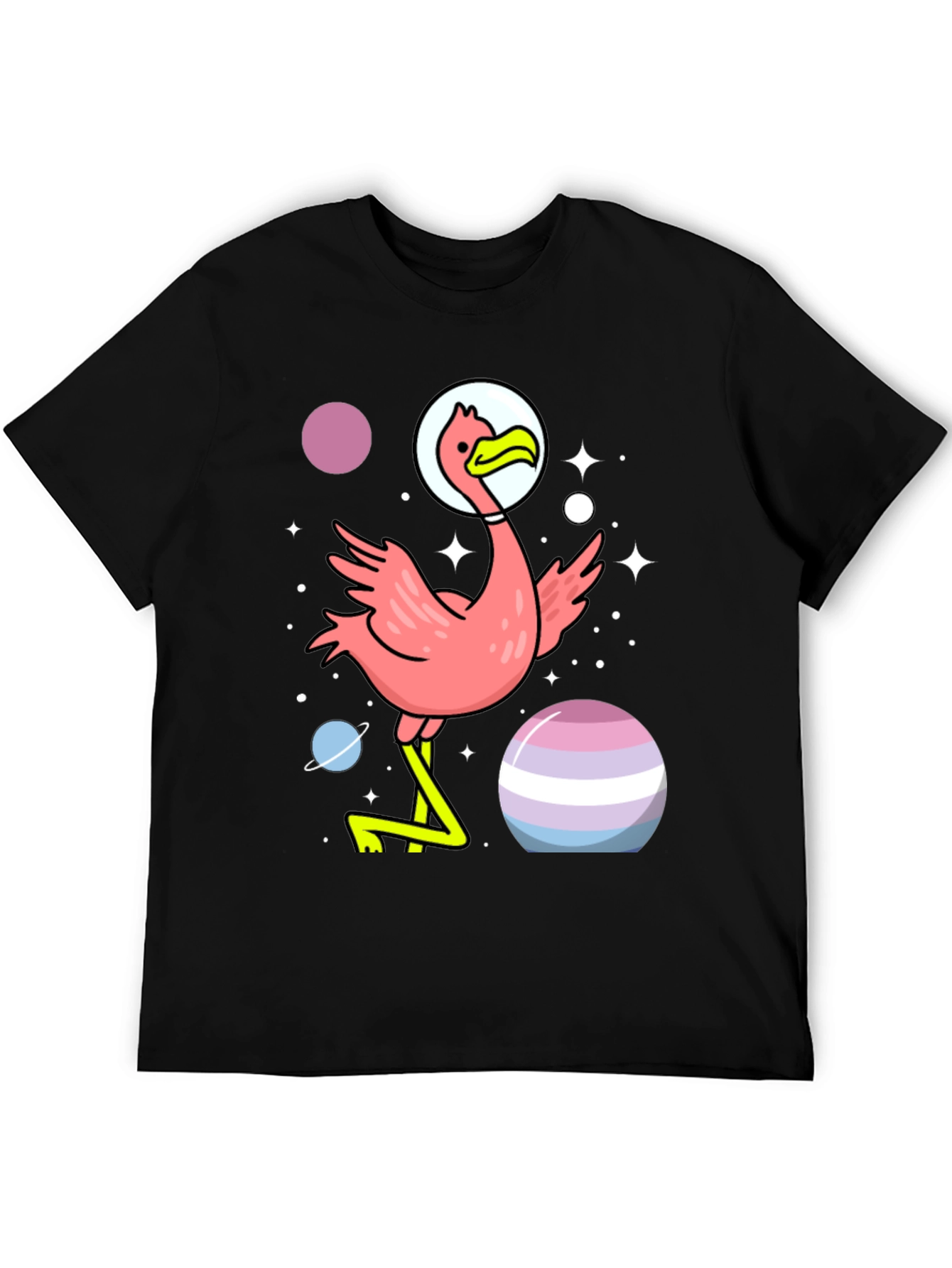Cosmic Flamingo Graphic Tee