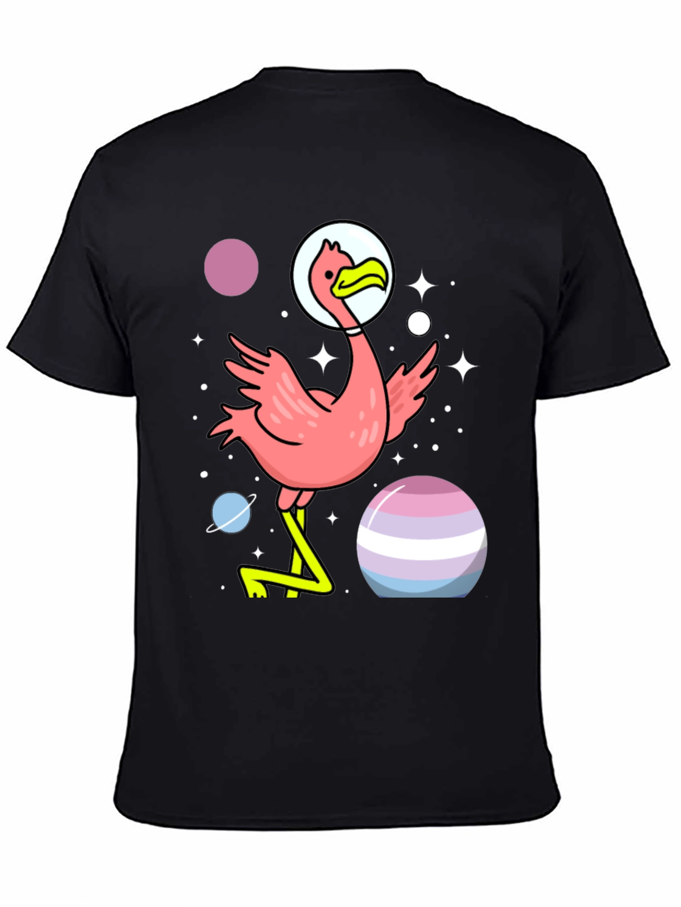 Cosmic Flamingo Graphic Tee