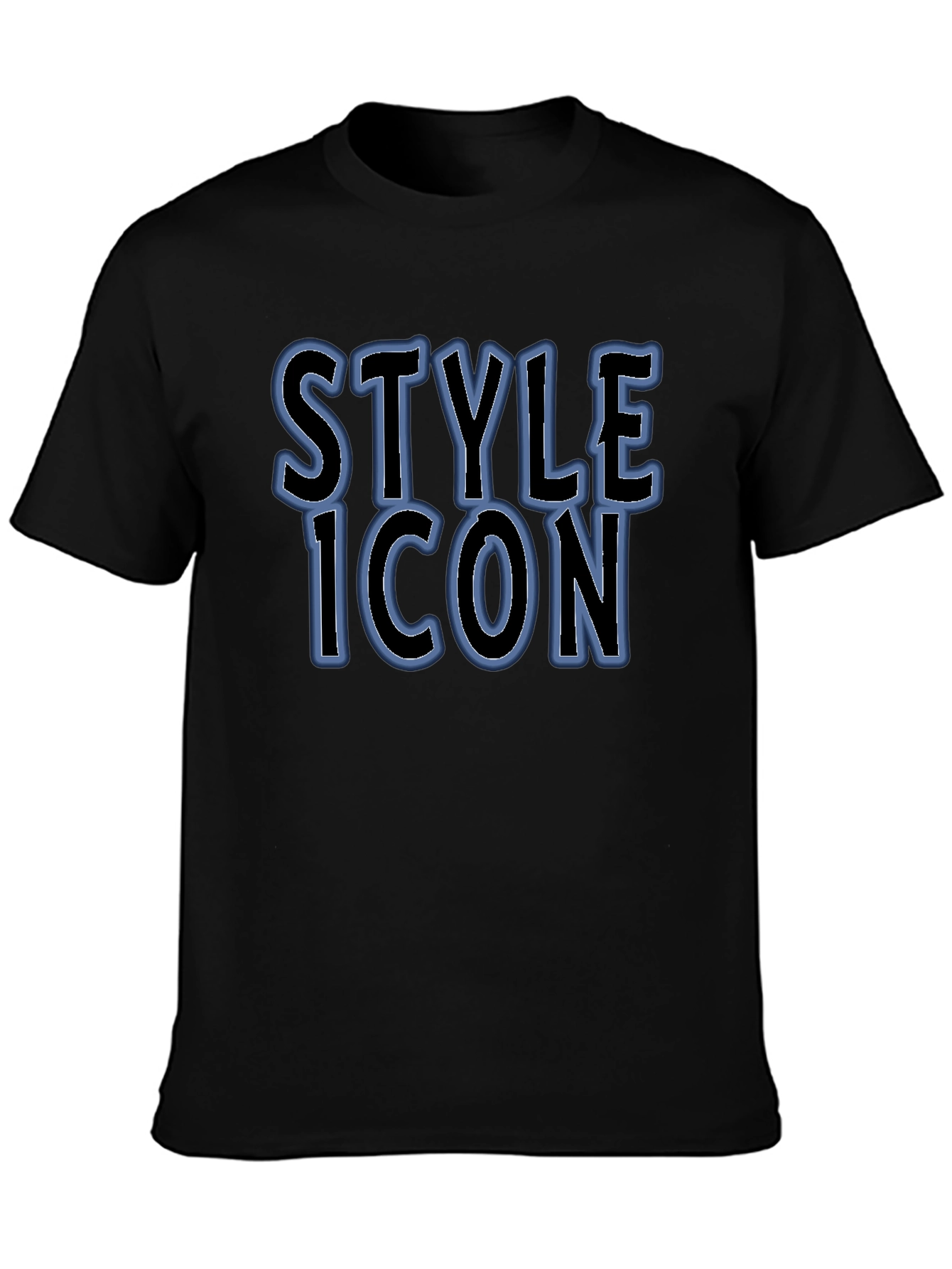Style Icon Black Graphic Tee