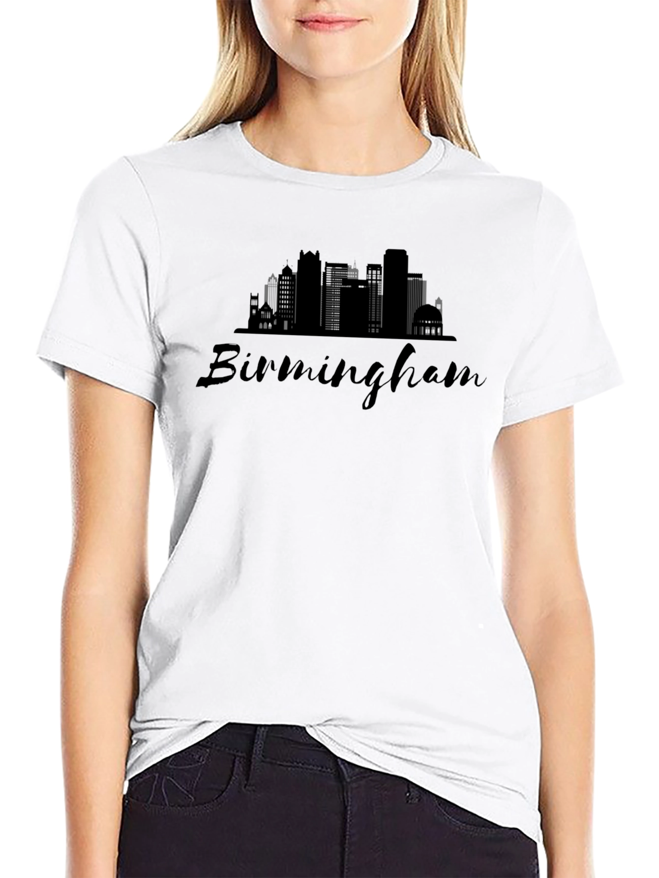 Birmingham Skyline Graphic Tee - Stylish City Pride