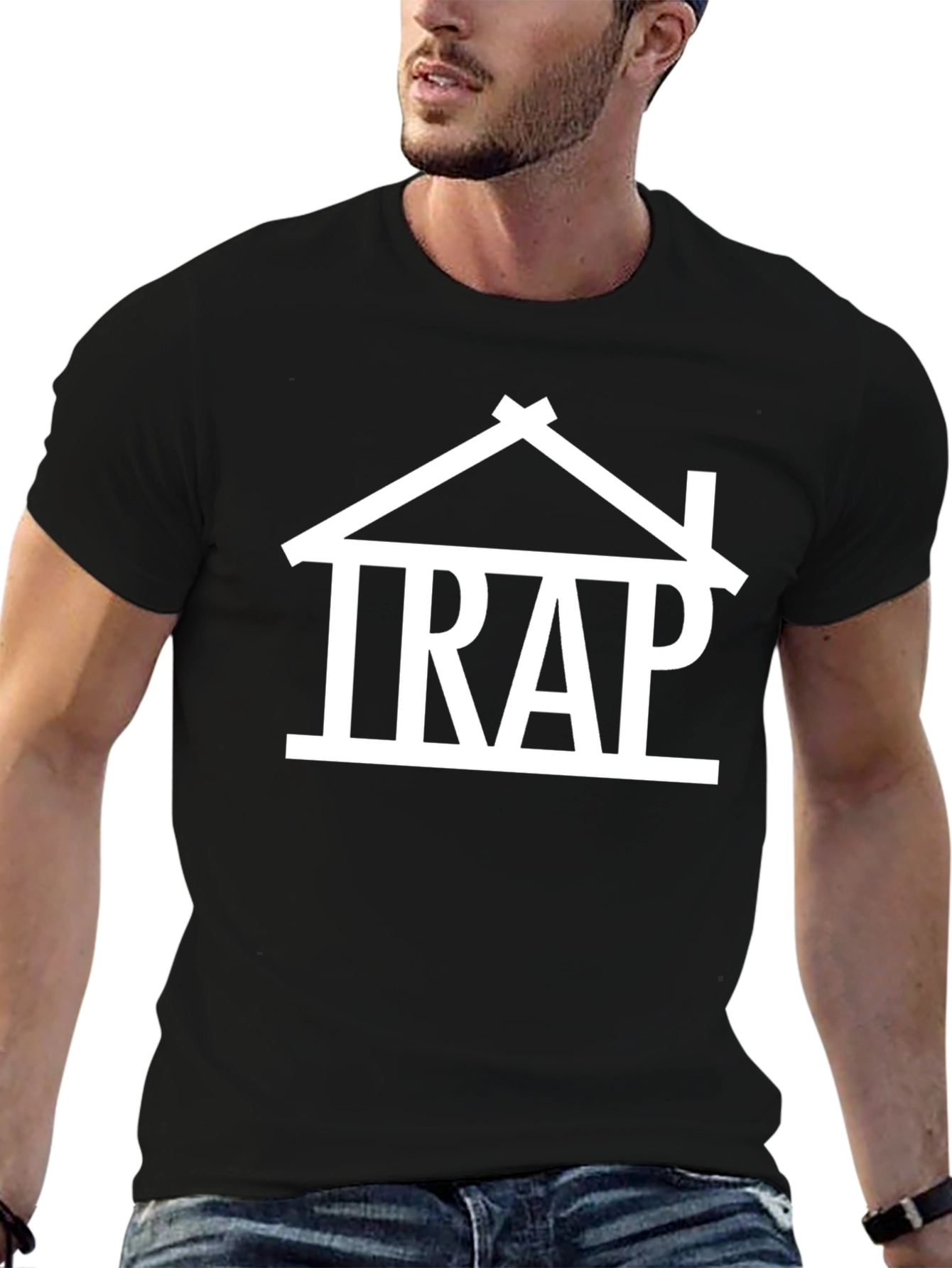TRAP House Graphic T-Shirt - Urban Style