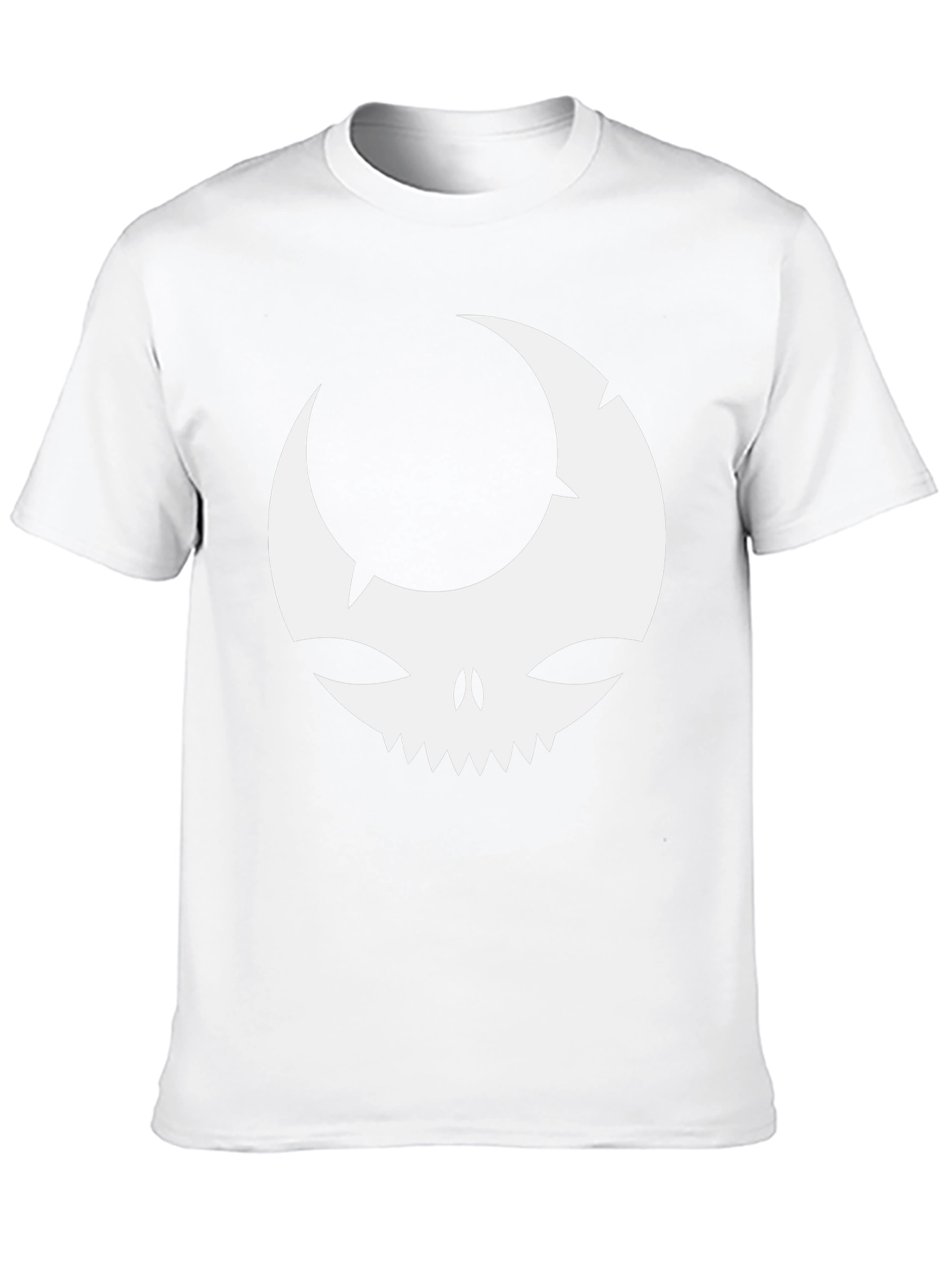 Moon Skull Graphic Black T-Shirt