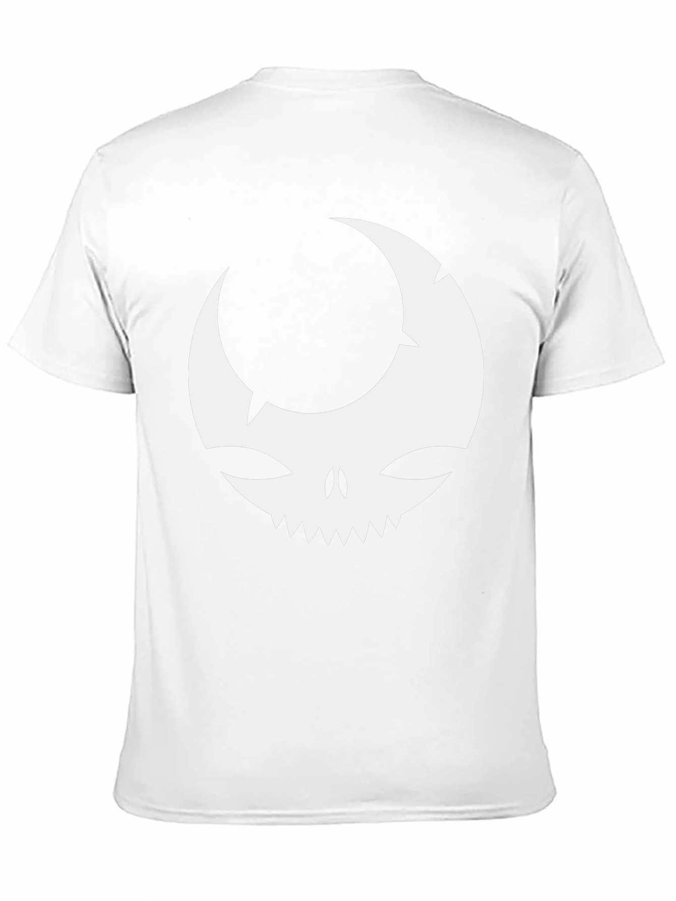 Moon Skull Graphic Black T-Shirt