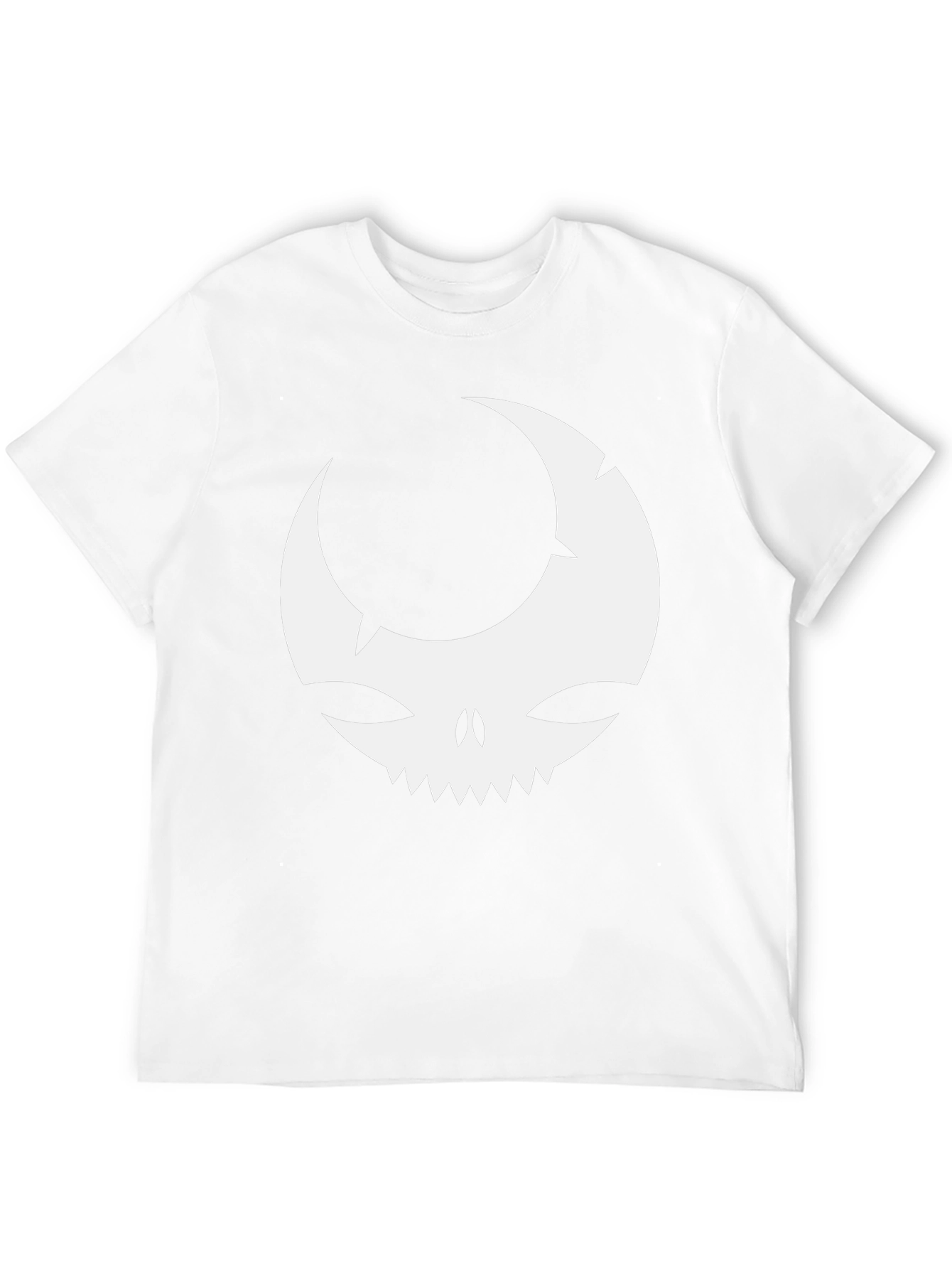 Moon Skull Graphic Black T-Shirt