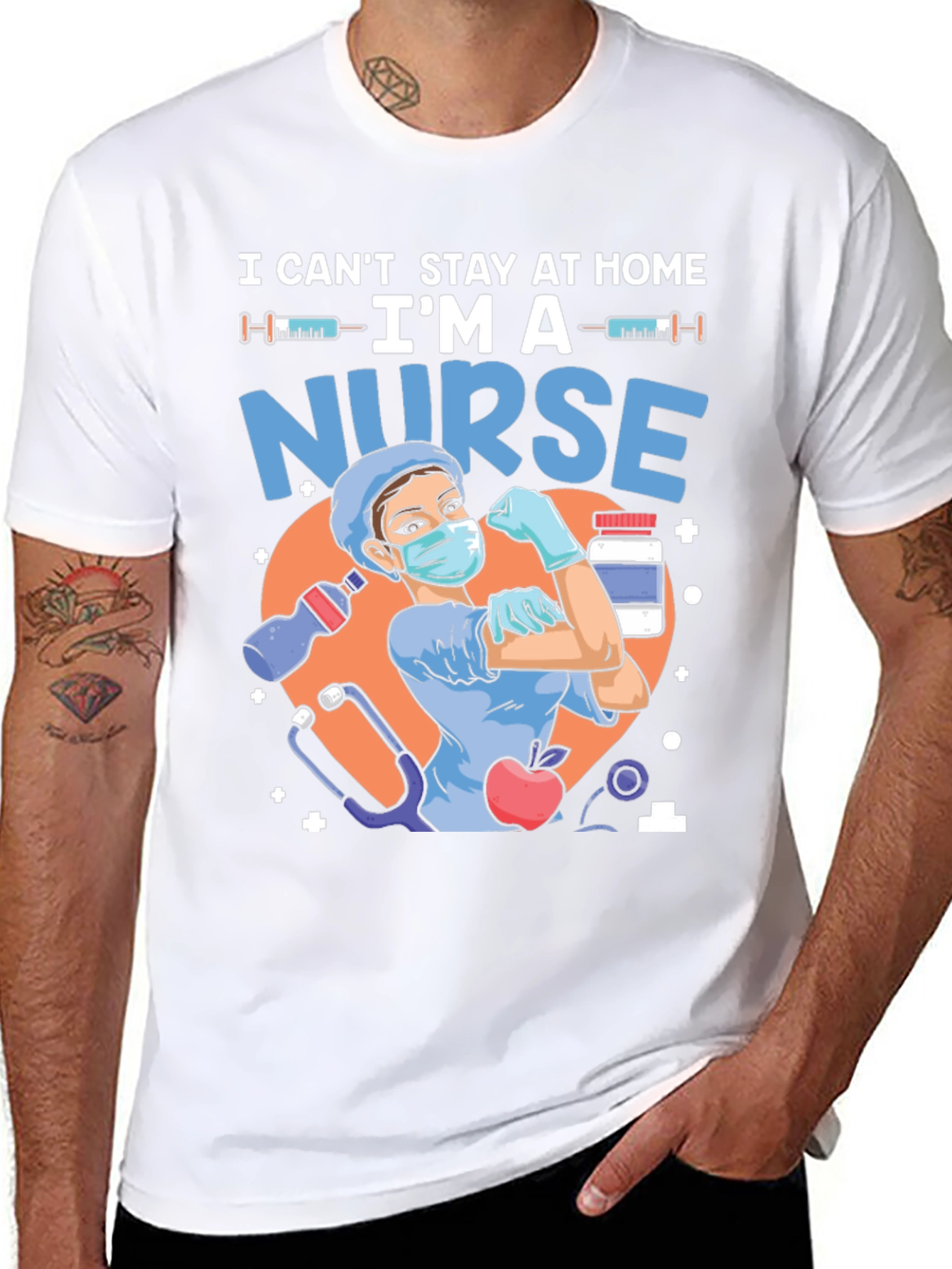 Nurse Graphic T-Shirt - Hero Apparel