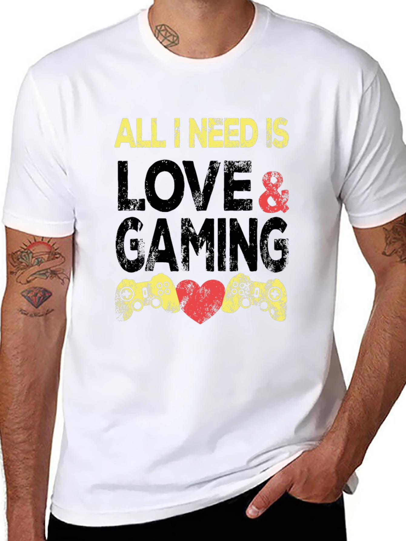 Gamer T-Shirt: All I Need Is Love & Gaming