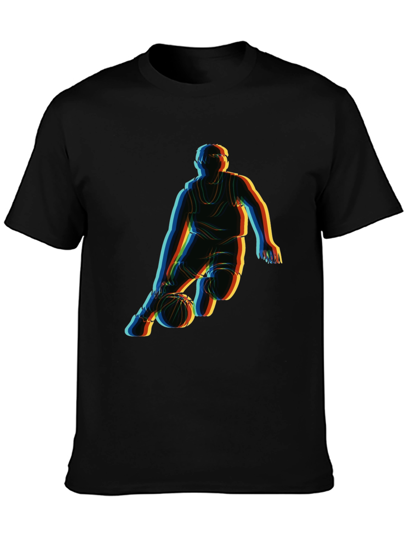 Basketball Player Graphic T-Shirt - Retro Style Tee