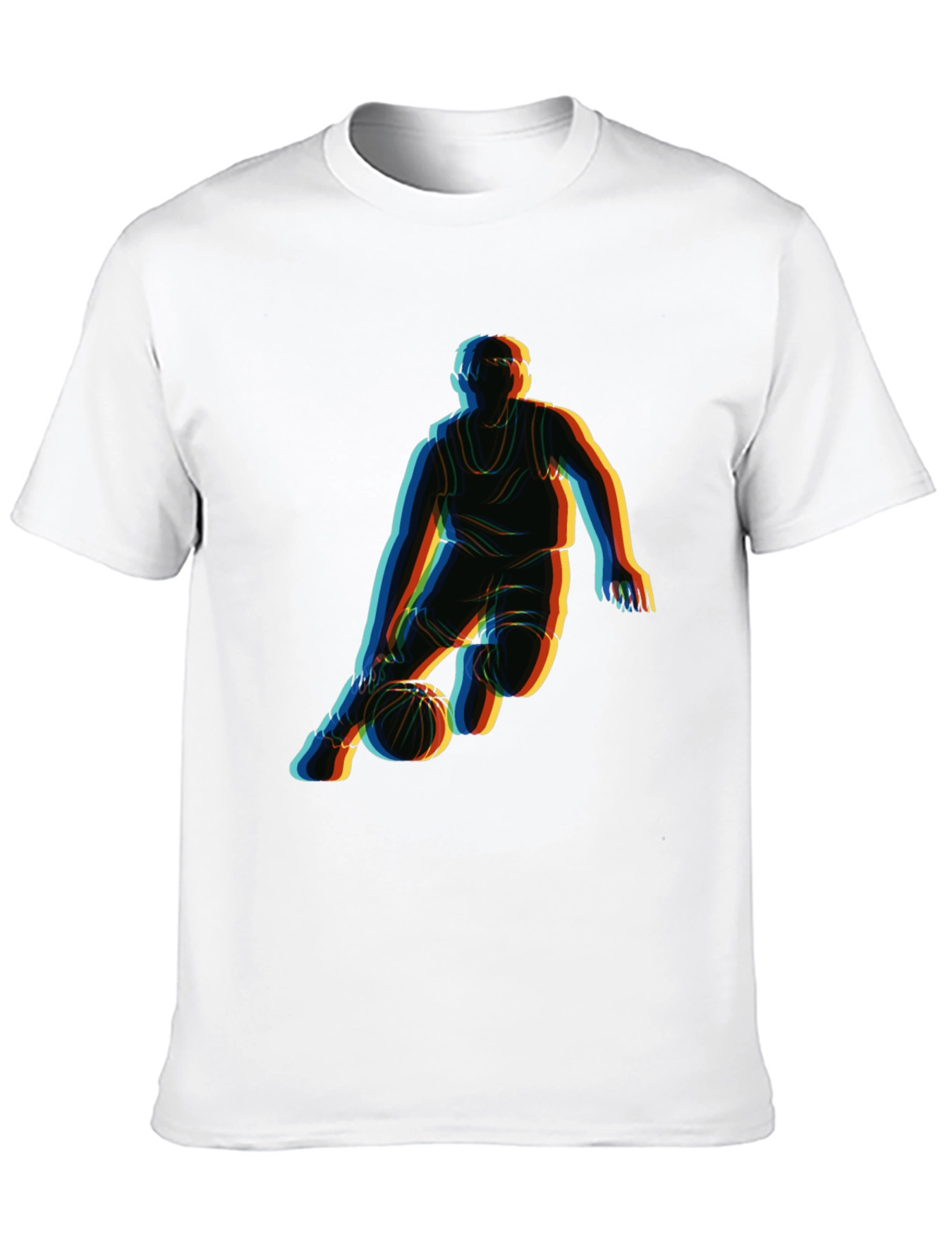 Basketball Player Graphic T-Shirt - Retro Style Tee