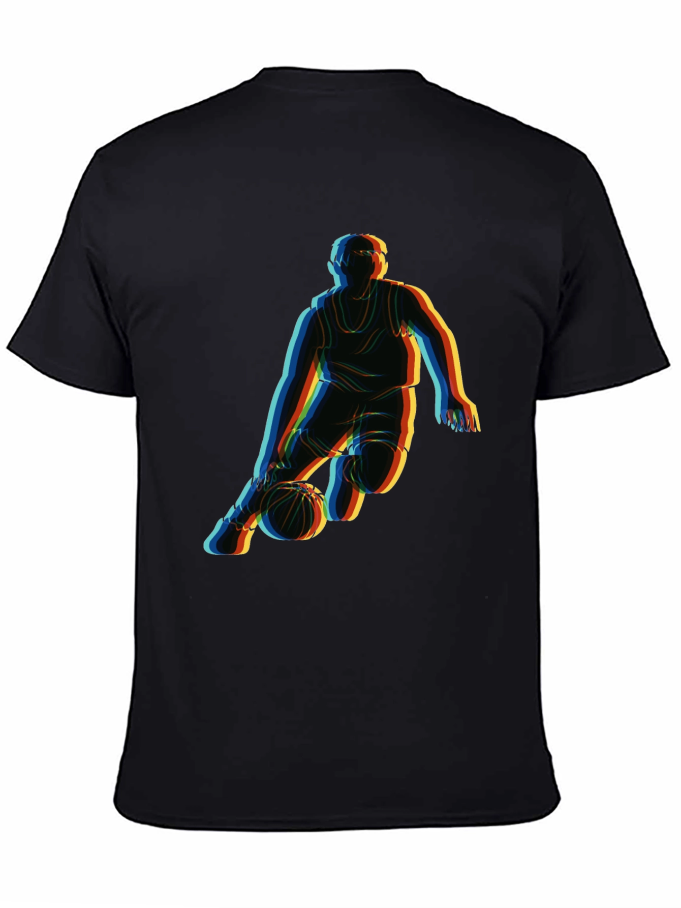 Basketball Player Graphic T-Shirt - Retro Style Tee