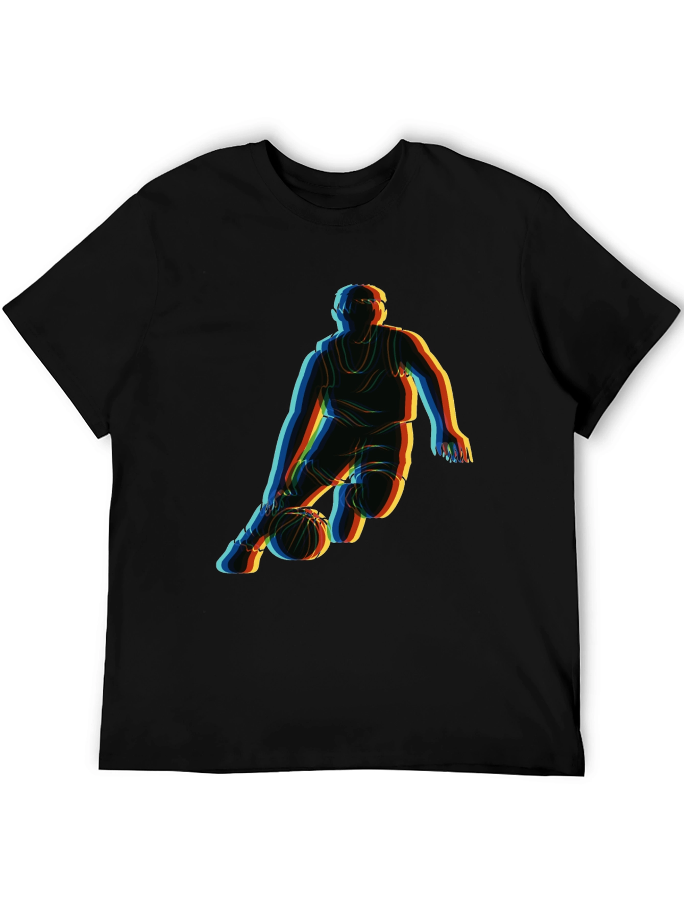 Basketball Player Graphic T-Shirt - Retro Style Tee