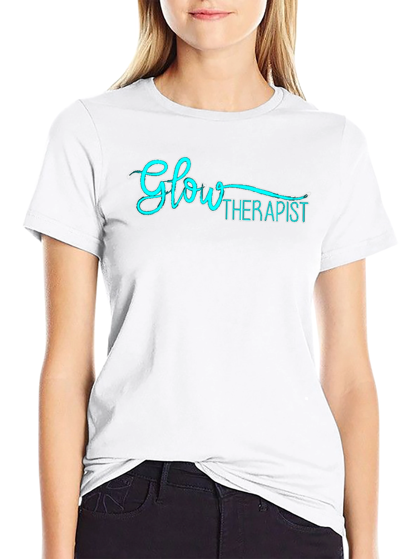 Glow Therapist Graphic Tee - Stylish & Comfortable