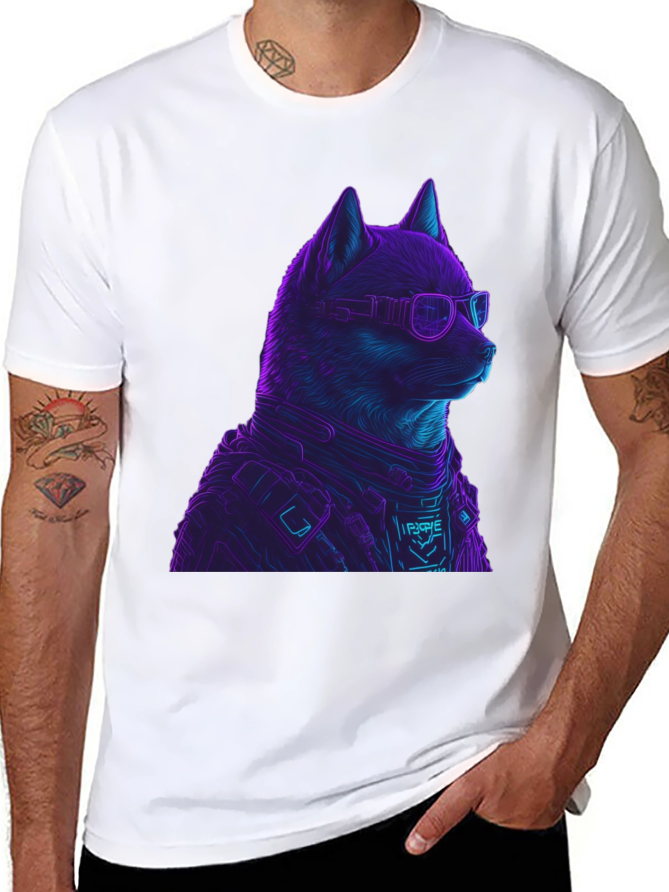 Cyberpunk Dog T-Shirt
