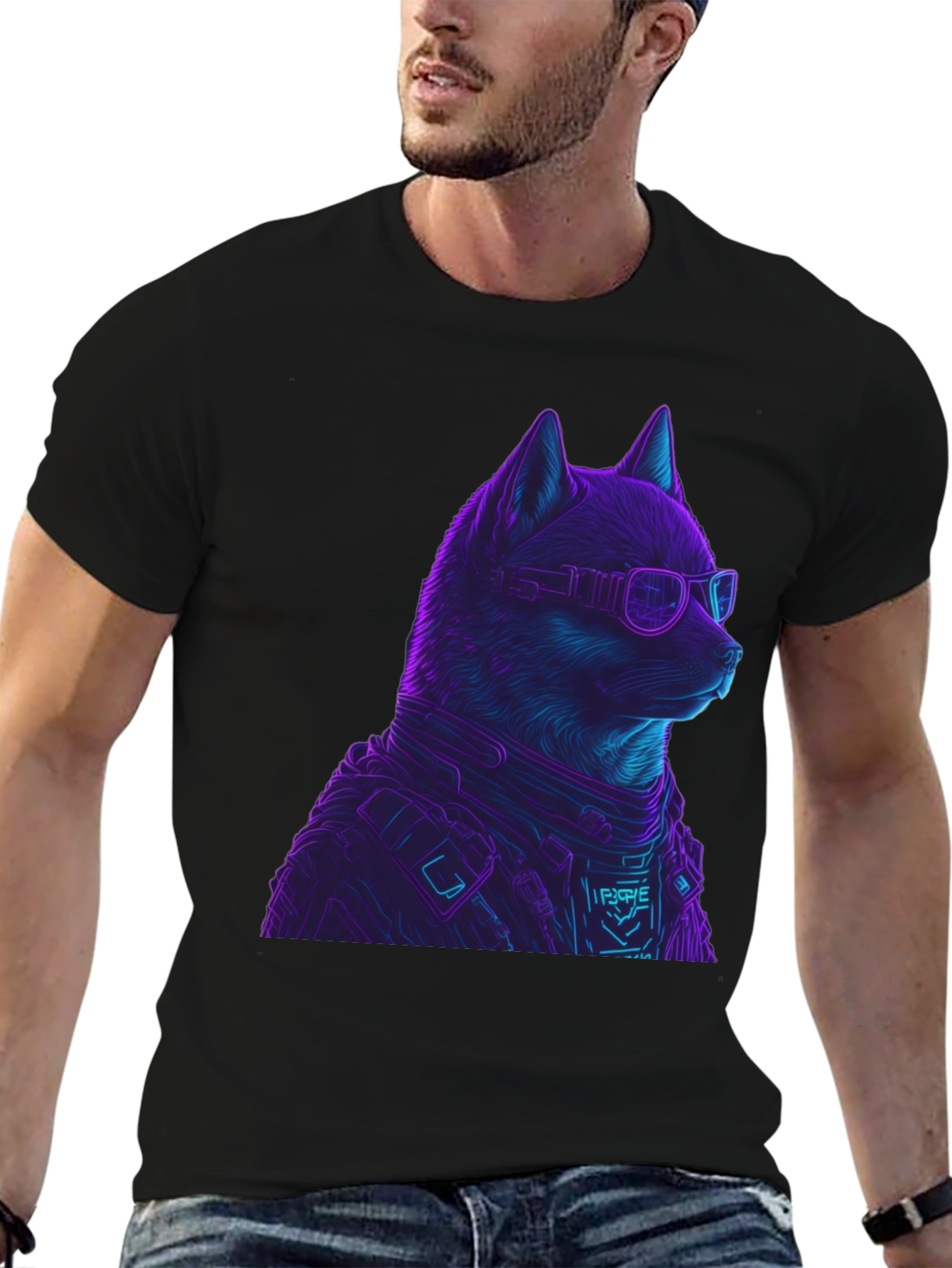 Cyberpunk Dog T-Shirt