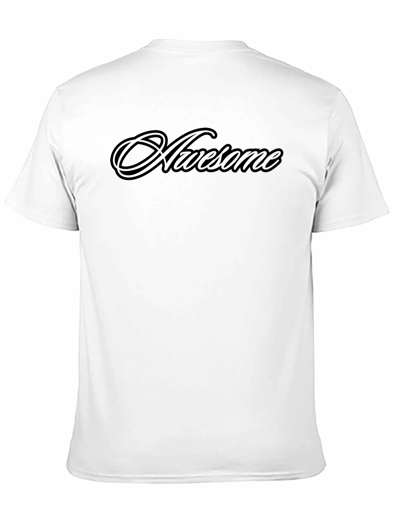 Awesome Black Graphic Tee - Stylish & Comfortable