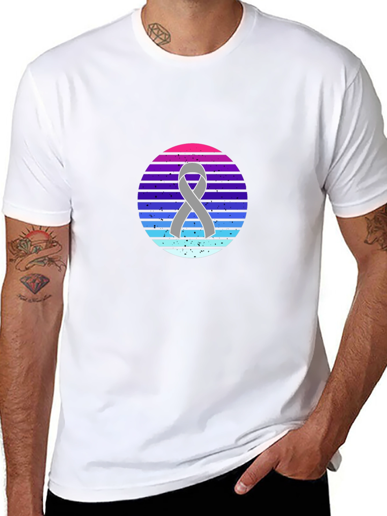 Retro Ribbon Graphic Tee