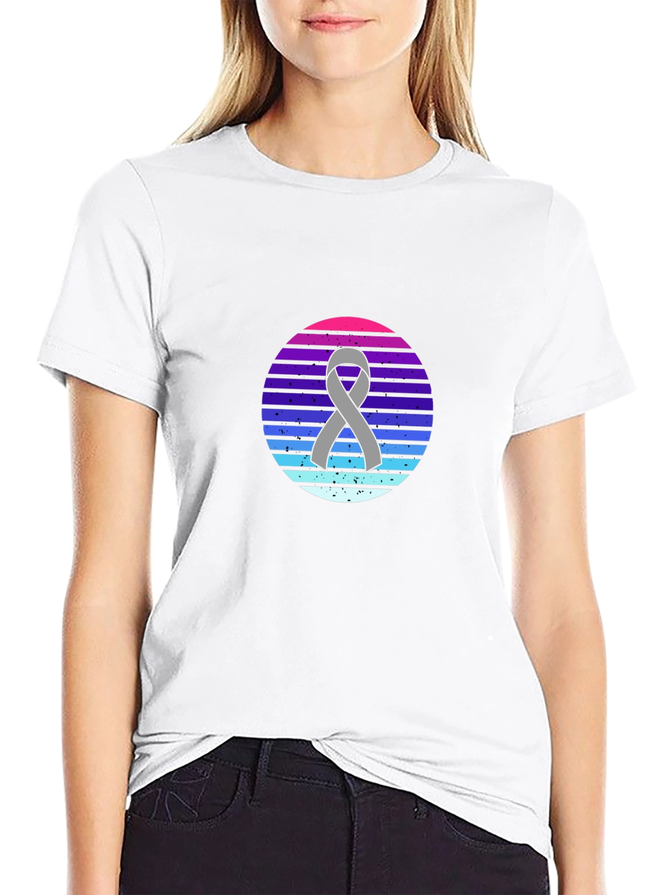 Retro Ribbon Graphic Tee