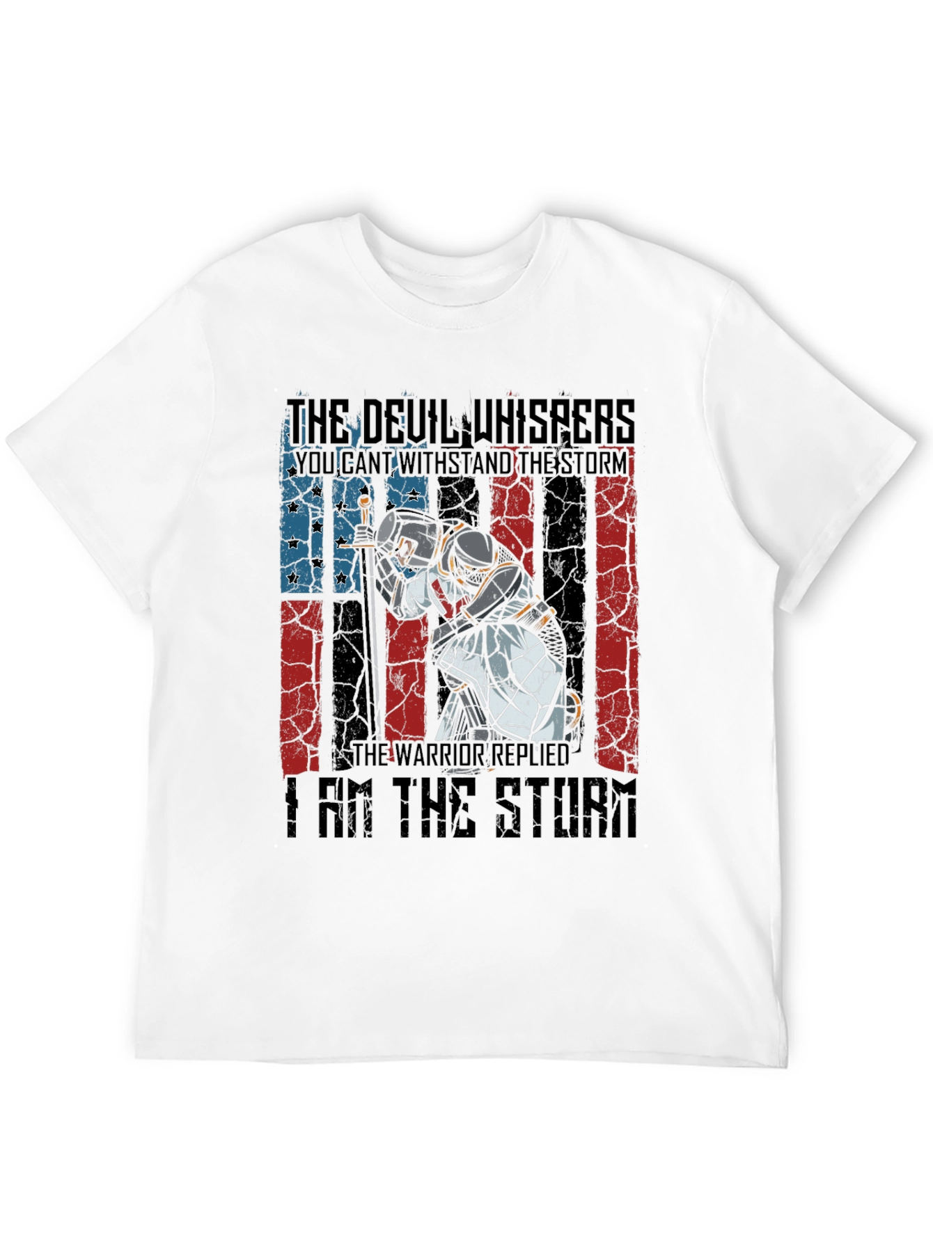 Devil Whispers Warrior Storm T-Shirt
