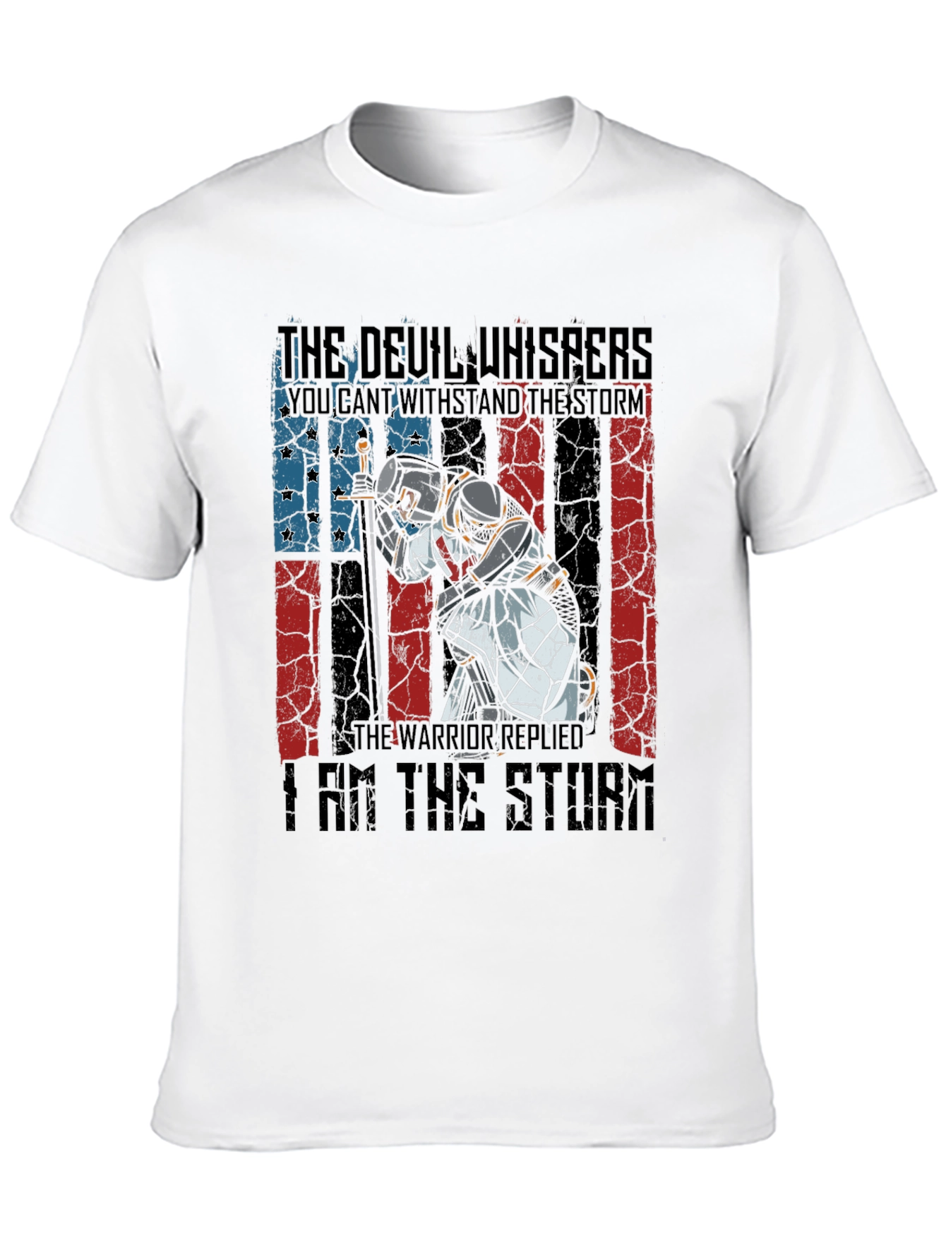 Devil Whispers Warrior Storm T-Shirt
