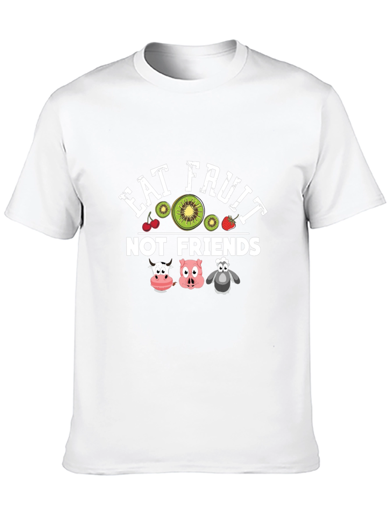 Eat Fruit Not Friends Vegan T-Shirt