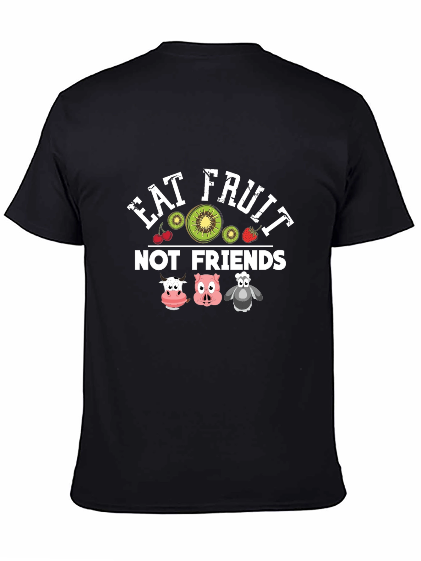 Eat Fruit Not Friends Vegan T-Shirt